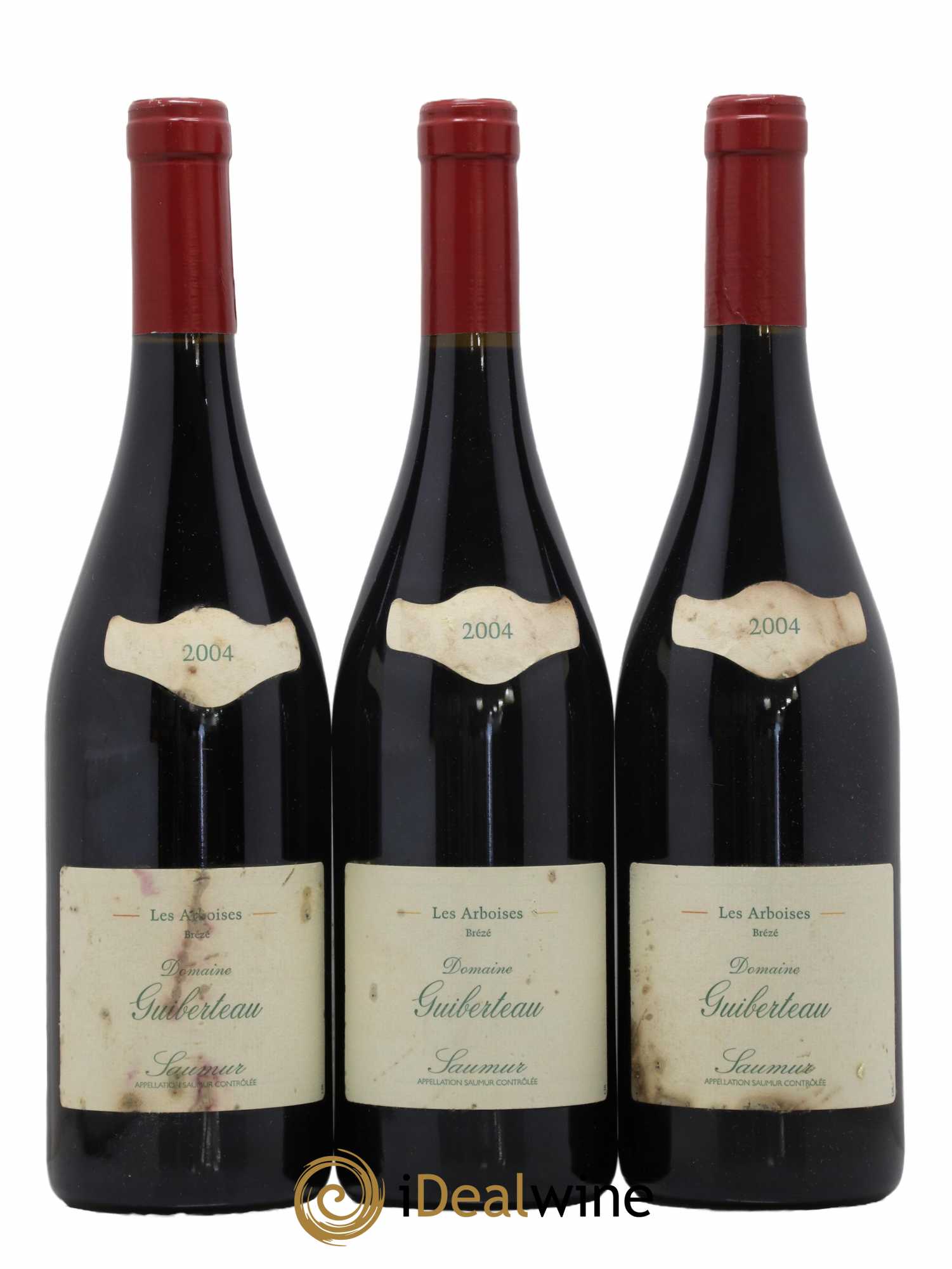 Saumur Les Arboises Domaine Guiberteau 2004 - Lot de 3 bouteilles - 0