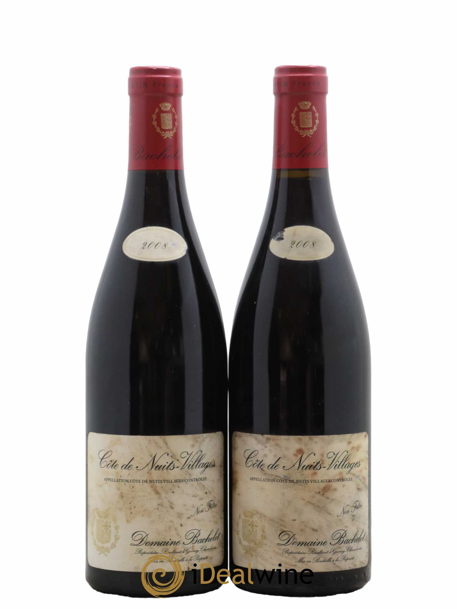 Côte de Nuits-Villages Denis Bachelet (Domaine) 2008 - Lot de 2 bouteilles - 0