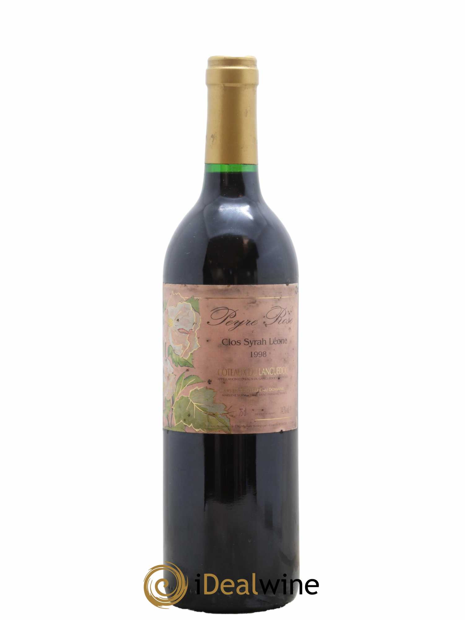 Coteaux du Languedoc Domaine Peyre Rose Belle Léone (anciennement Syrah Léone) Marlène Soria 1998 - Lot de 1 bouteille - 0