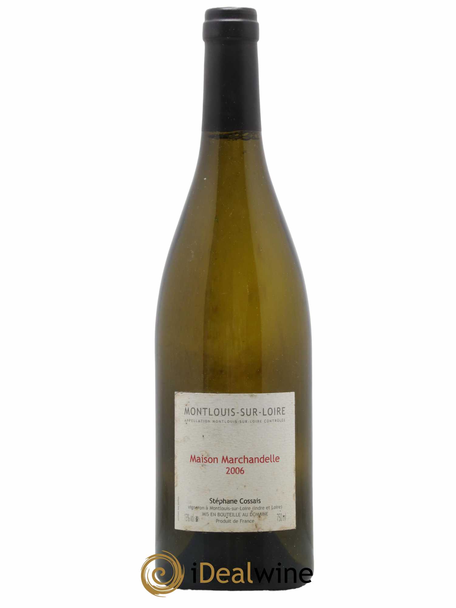 Montlouis-sur-Loire Maison Marchandelle Stéphane Cossais 2006 - Lot de 1 bouteille - 0