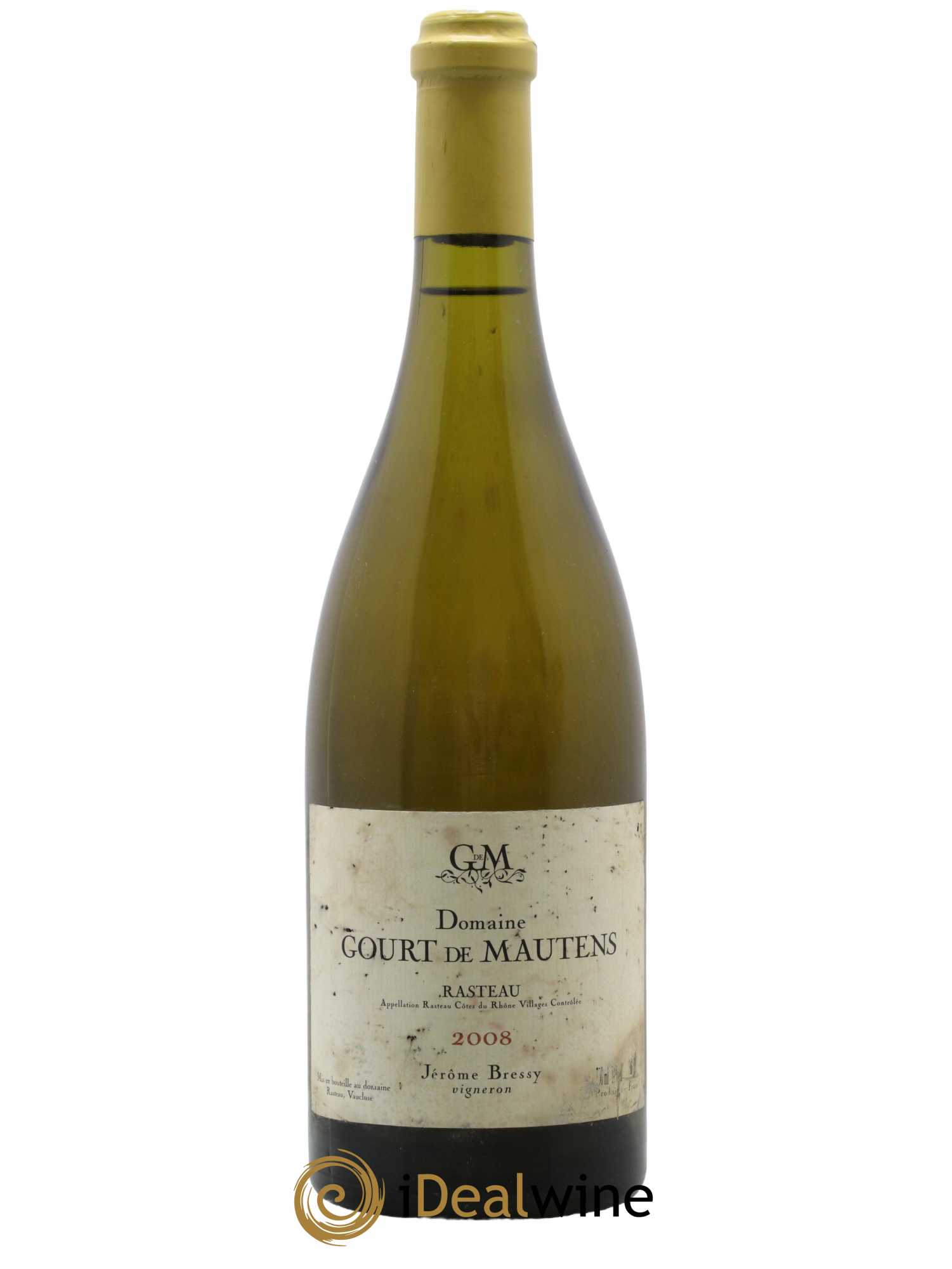 Rasteau Domaine Gourt de Mautens - Jérôme Bressy 2008 - Lot de 1 bouteille - 0