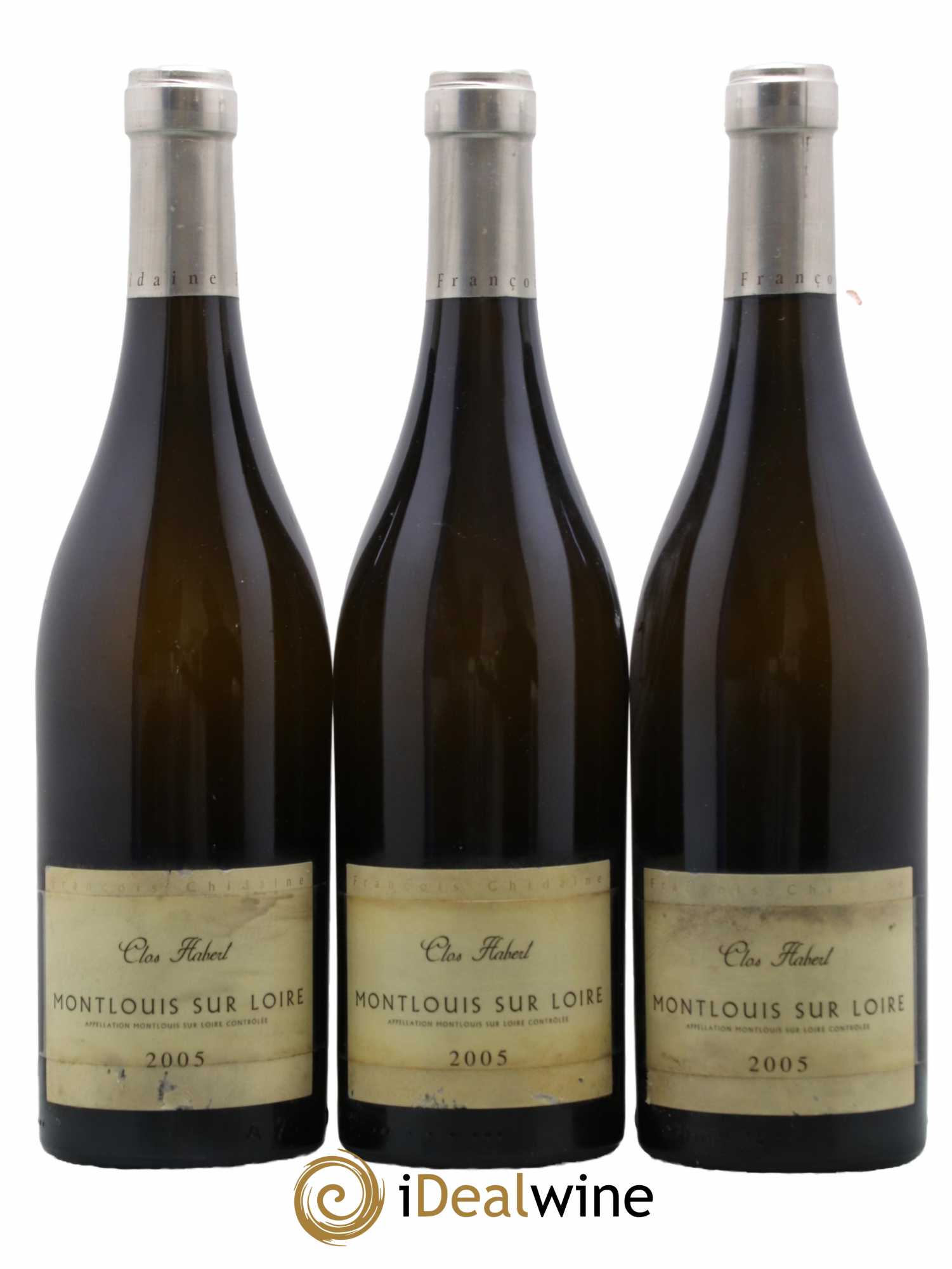Montlouis-sur-Loire Clos Habert François Chidaine 2005 - Lot de 3 bouteilles - 0