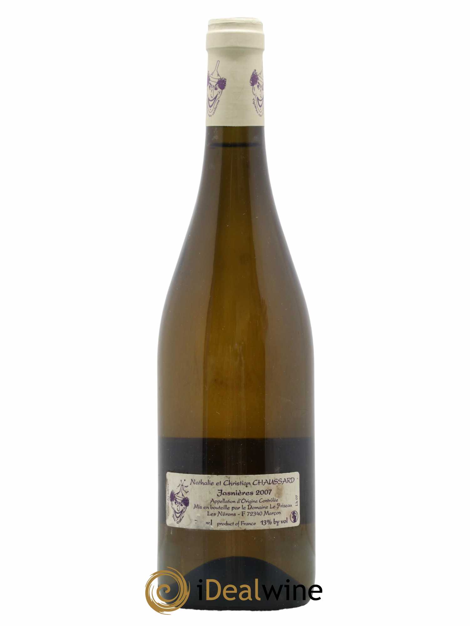 Jasnières Kharartêr Domaine Le Briseau 2007 - Lot de 1 bouteille - 1