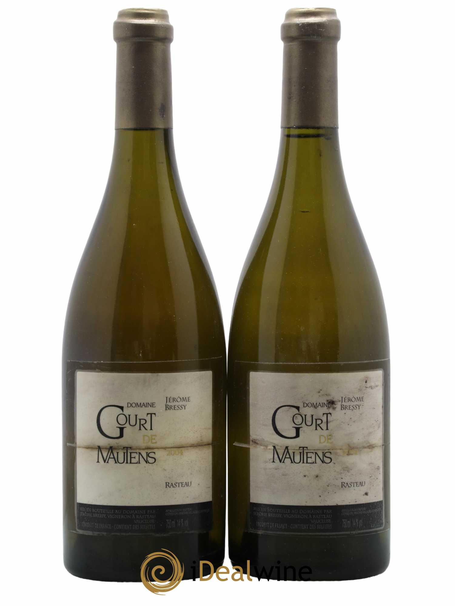 Rasteau Domaine Gourt de Mautens - Jérôme Bressy 2004 - Lot de 2 bouteilles - 0