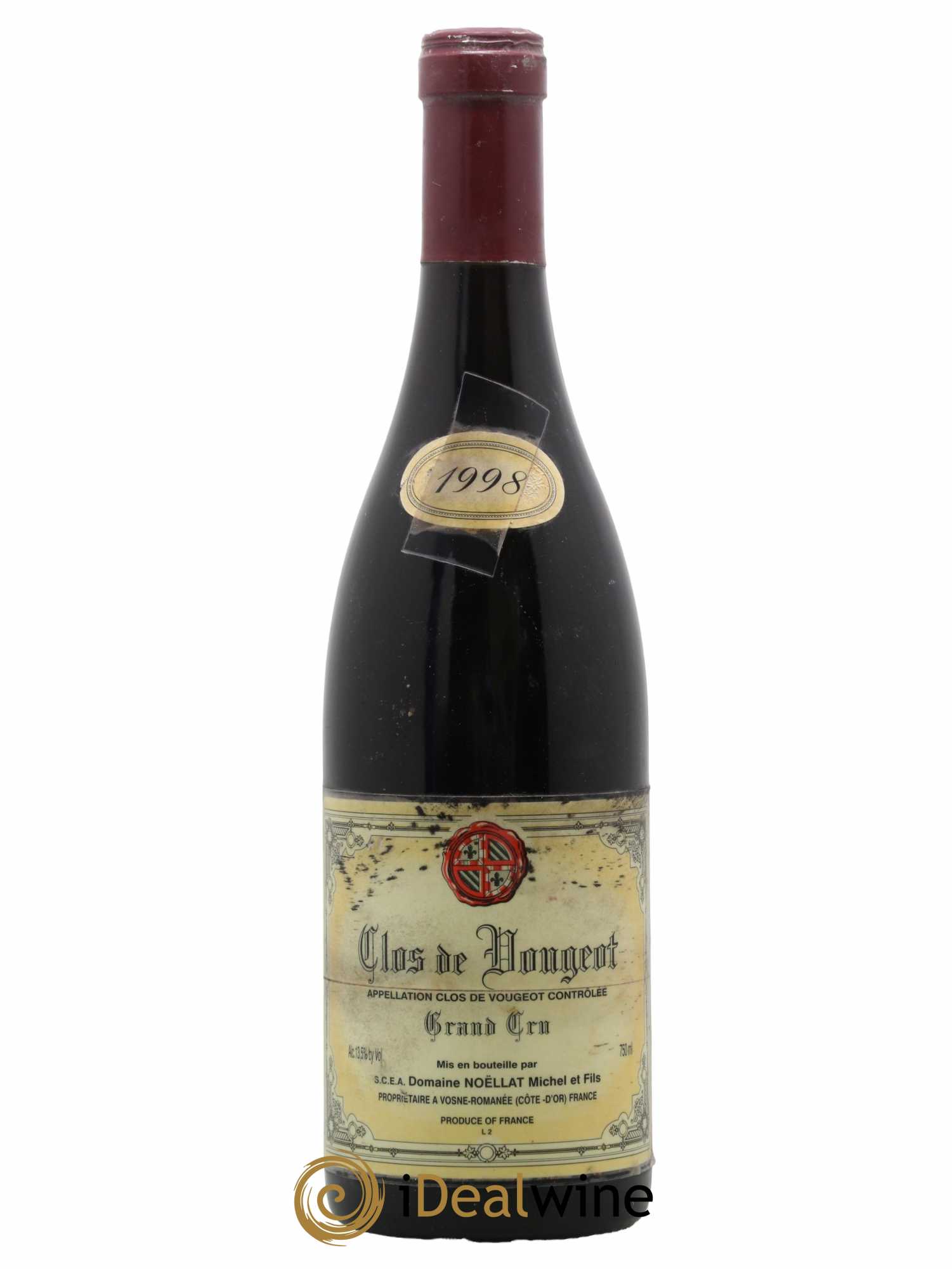 Clos de Vougeot Grand Cru Michel Noëllat et Fils (Domaine) 1998 - Lot de 1 bouteille - 0