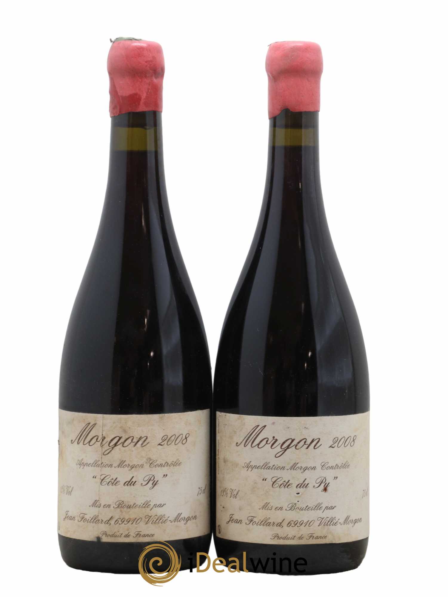 Morgon Côte du Py Jean Foillard 2008 - Lot de 2 bouteilles - 0
