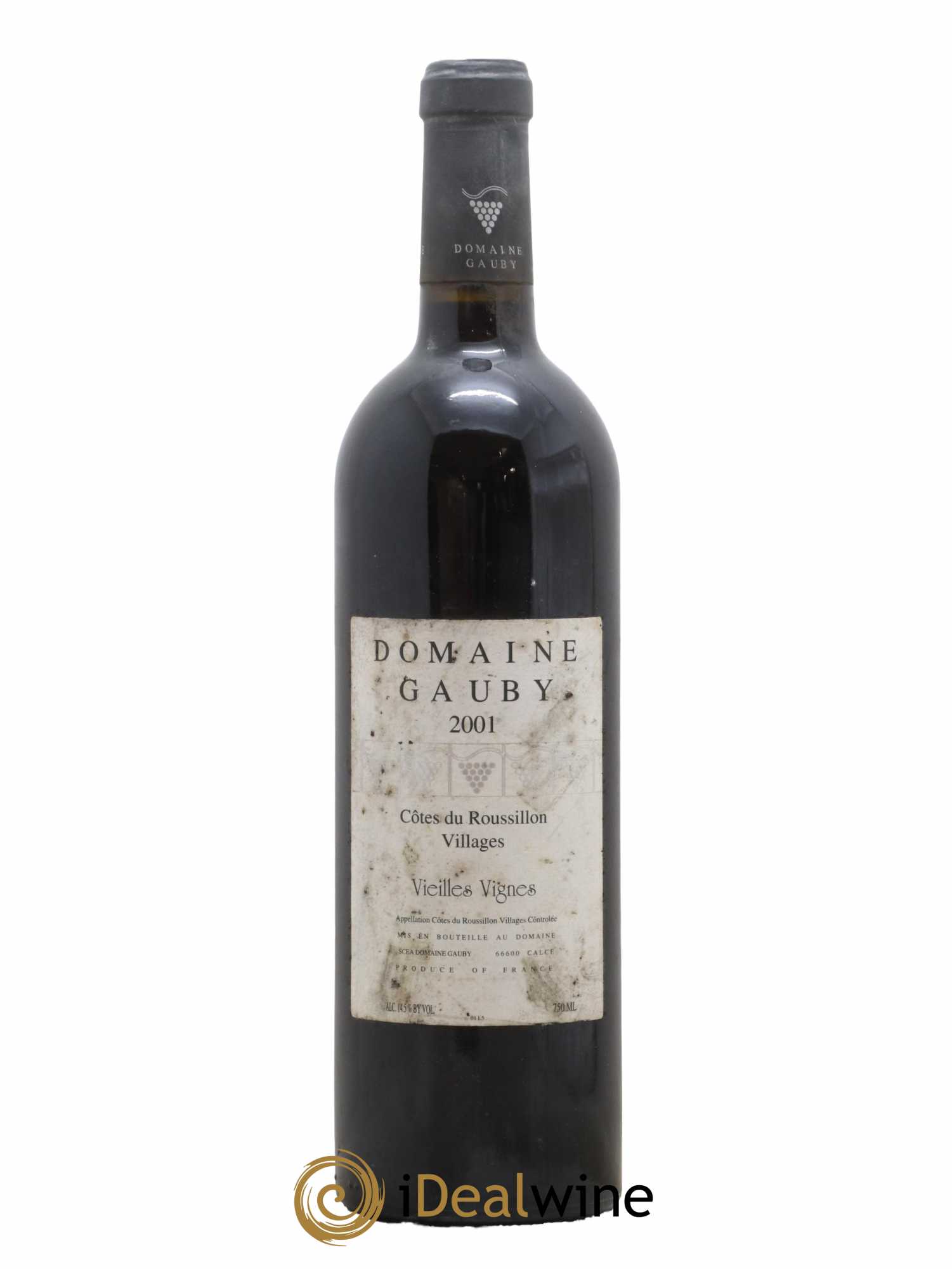Côtes du Roussillon Villages Vieilles vignes Gauby (Domaine) 2001 - Lot de 1 bouteille - 0