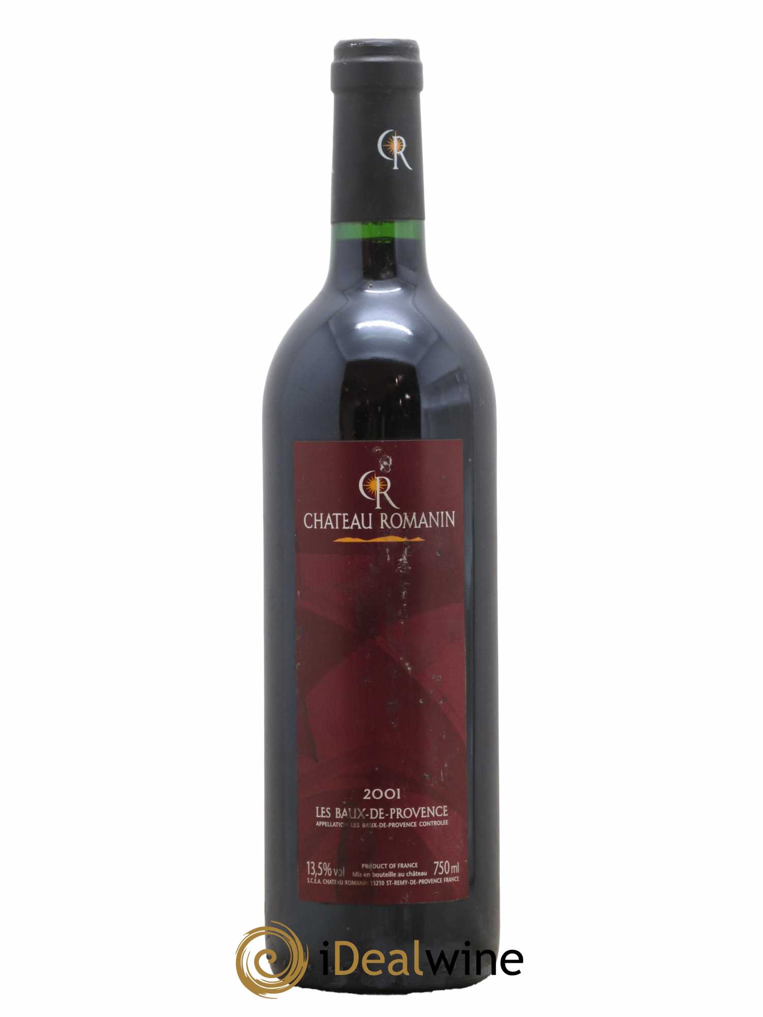 Baux de Provence Château Romanin 2001 - Lot de 1 bouteille - 0