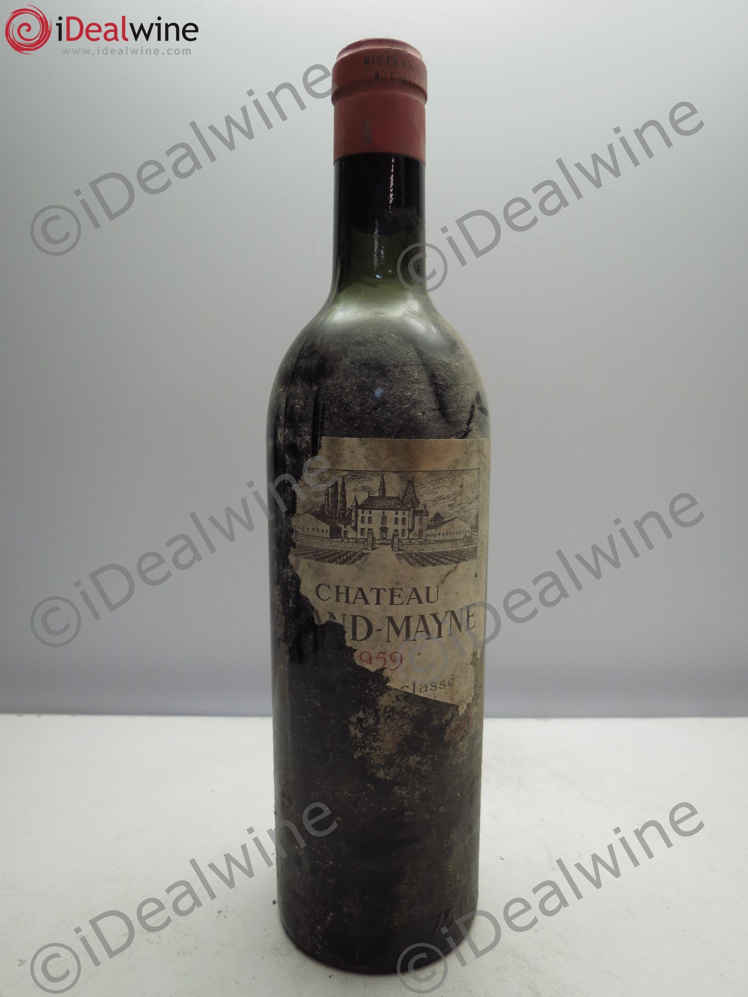 Château Grand Mayne Grand Cru Classé (sans prix de reserve / no reserve) 1959 - Posten von 1 Flasche - 0