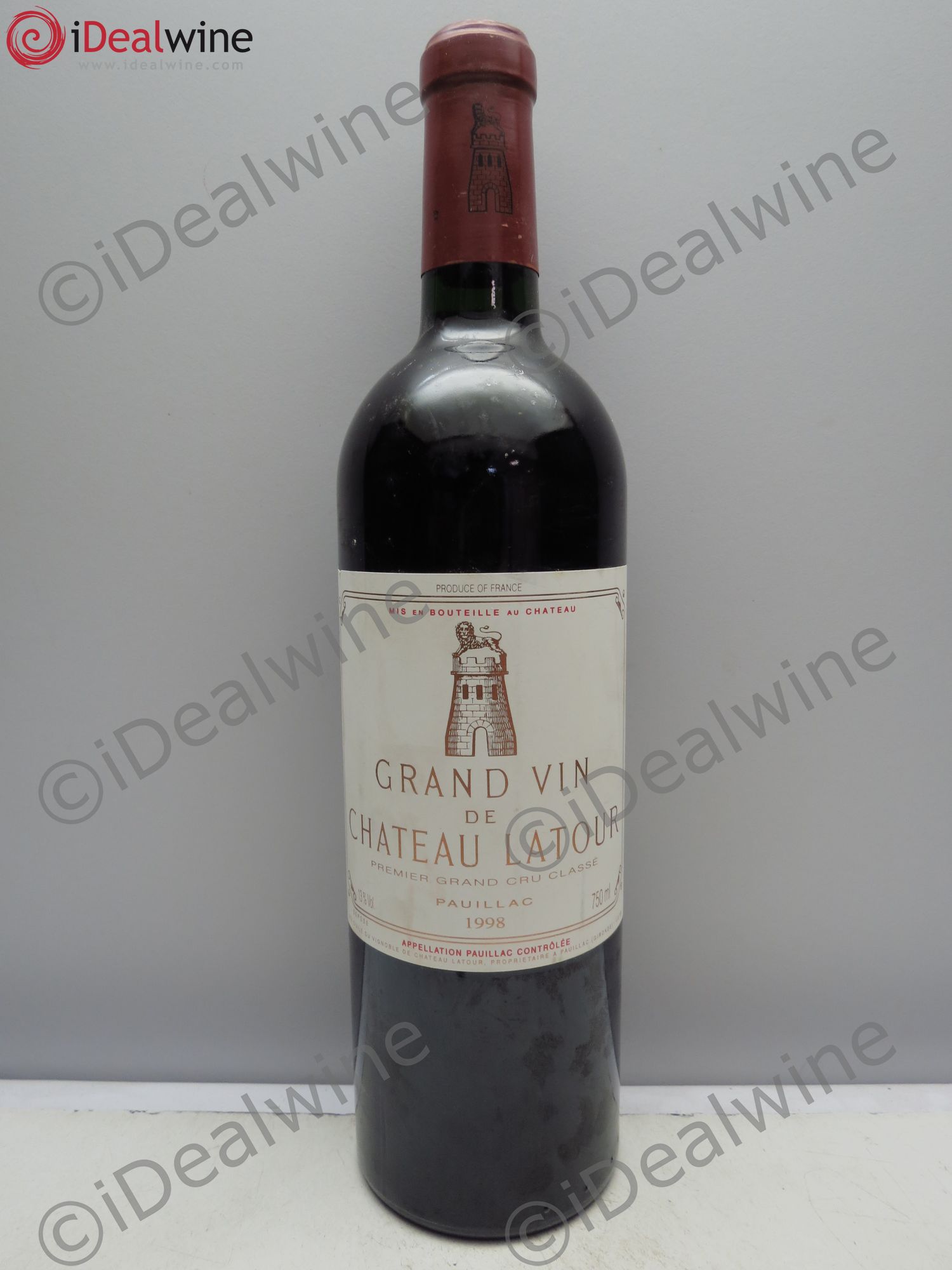 Château Latour 1er Grand Cru Classé 1998 - Lot de 1 bouteille - 0