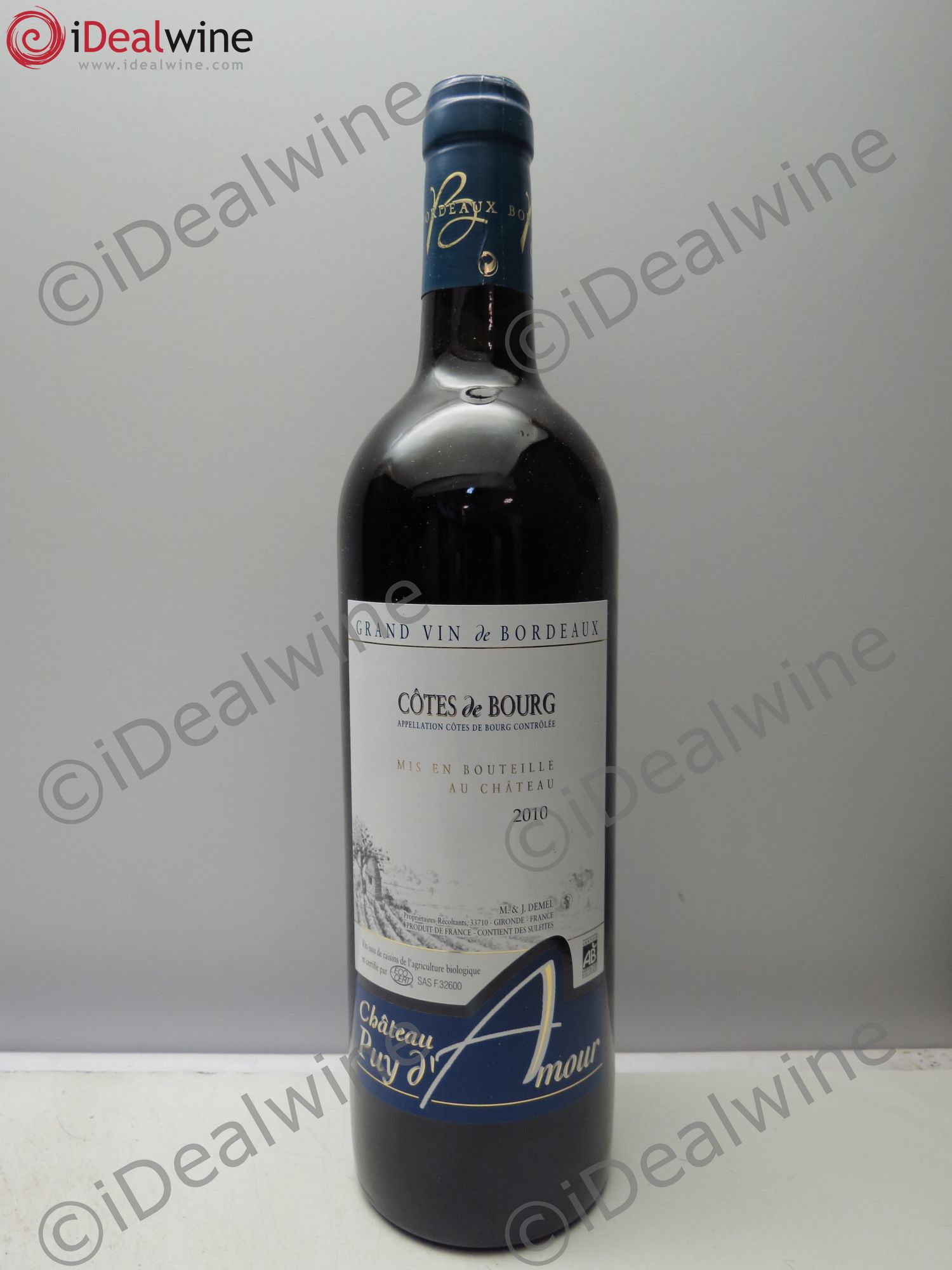 Bordeaux Château Puy d'Amour Côtes de Bourg (sans prix de réserve) 2010 - Posten von 1 Flasche - 0