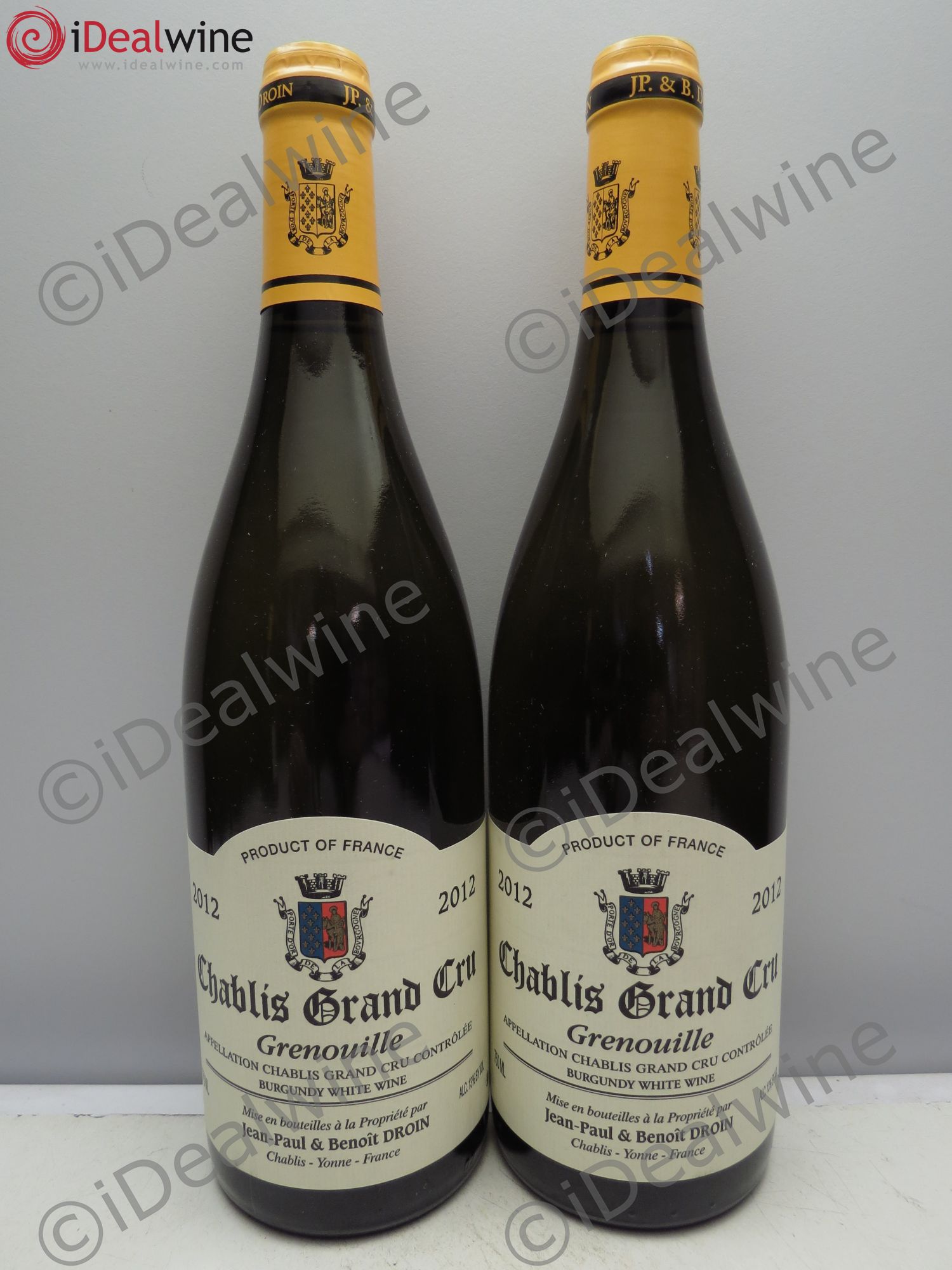 Chablis Grand Cru 2012 - Posten von 2 Flaschen - 0