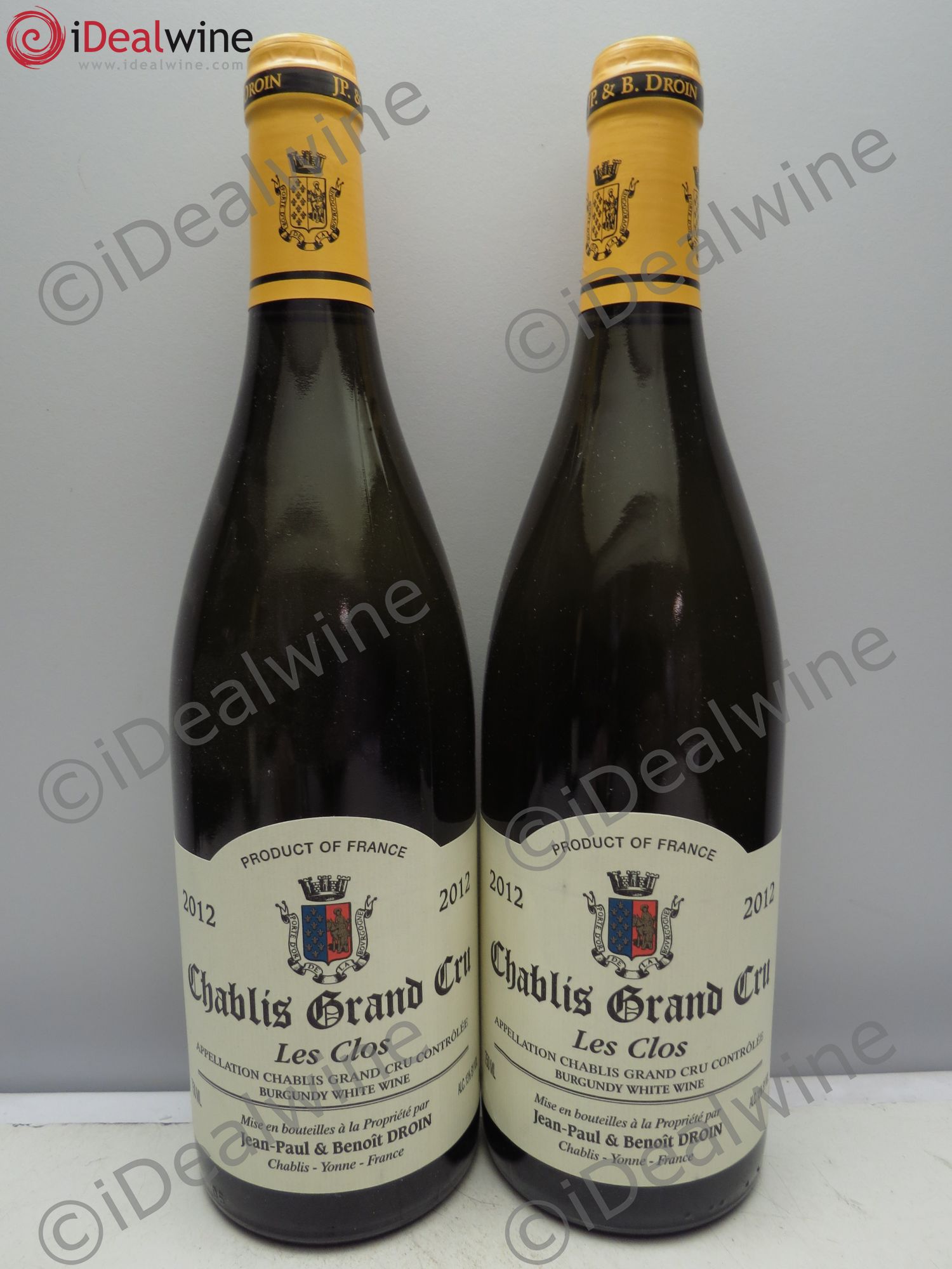 Chablis Grand Cru 2012 - Lot de 2 bouteilles - 0