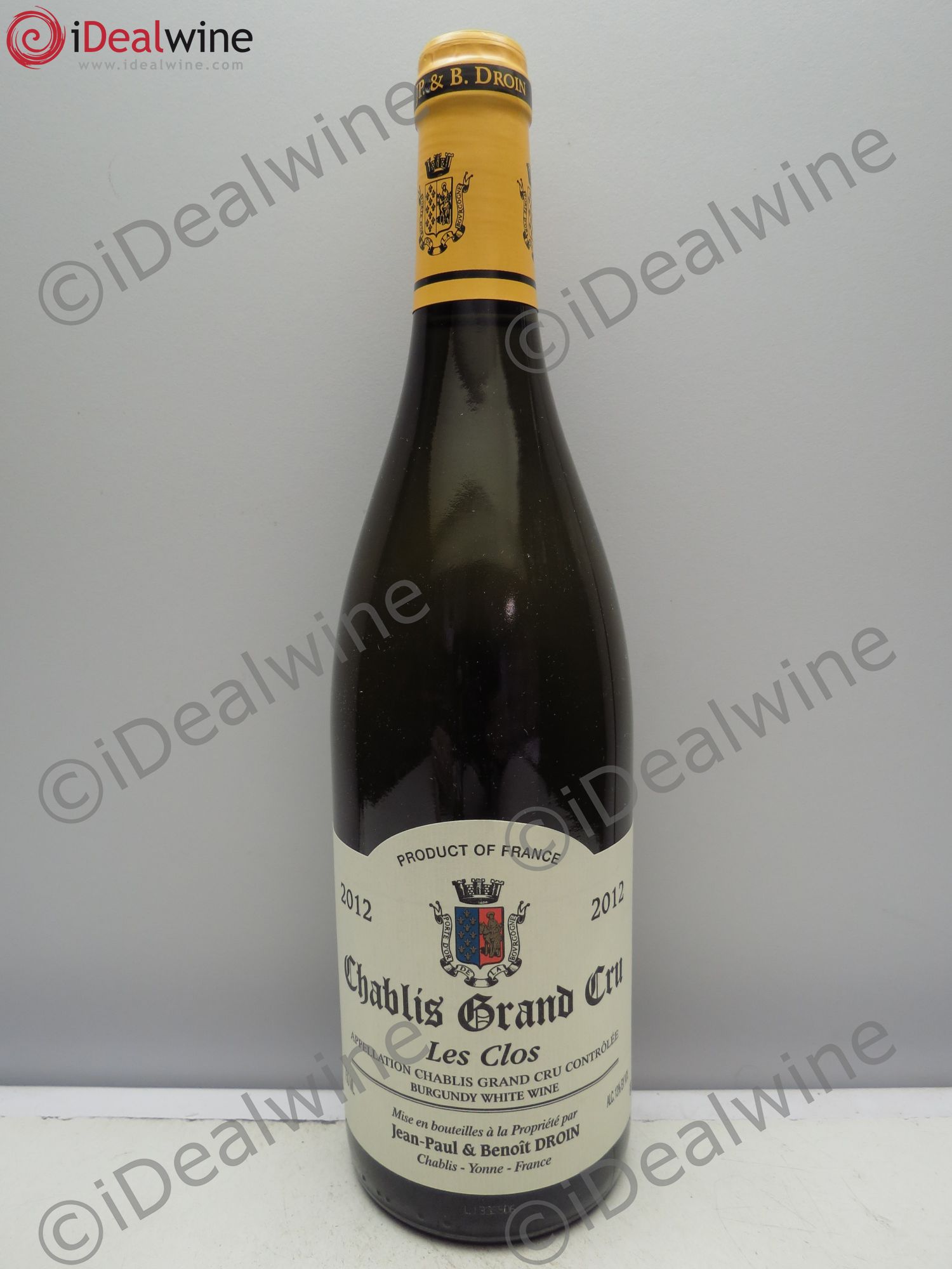 Chablis Grand Cru 2012 - Lot de 1 bouteille - 0