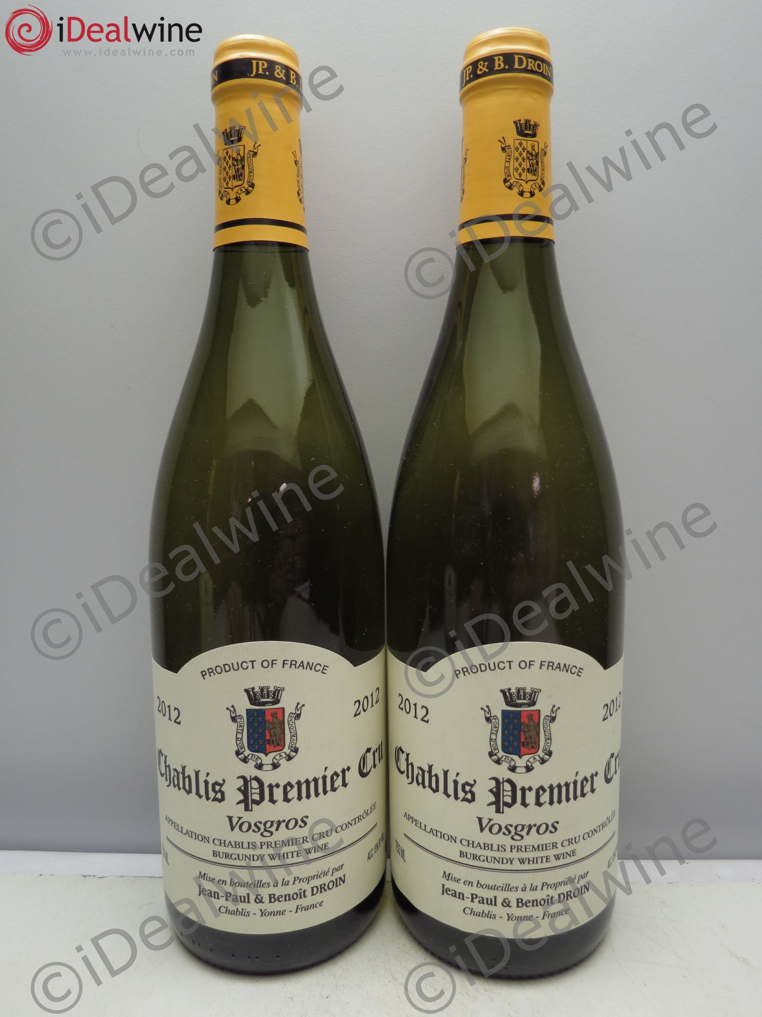 Chablis 1er Cru 2012 - Lot de 2 bouteilles - 0