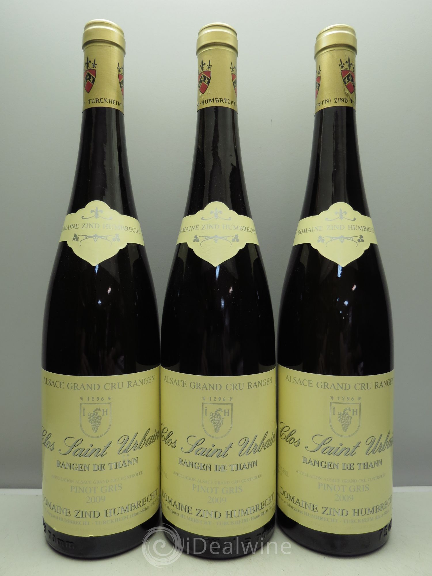 Pinot Gris (Tokay) Grand Cru Rangen de Thann Clos St Urbain Zind-Humbrecht 2009 - Posten von 3 Flaschen - 0