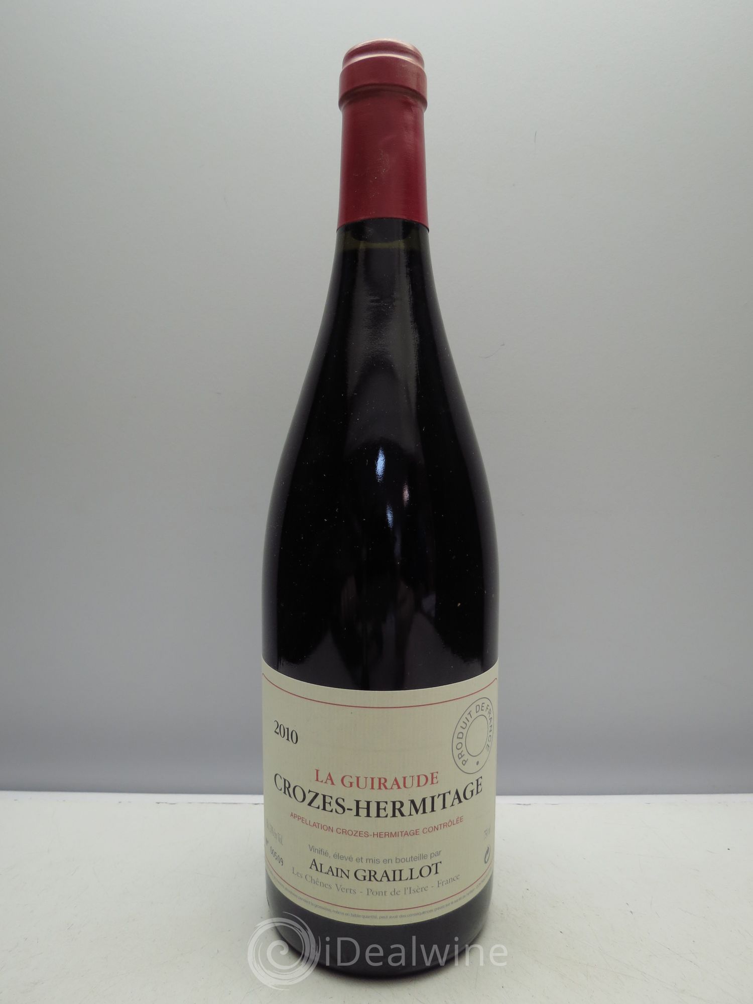 Crozes-Hermitage La Guiraude Domaine Graillot 2010 - Lot de 1 bouteille - 0