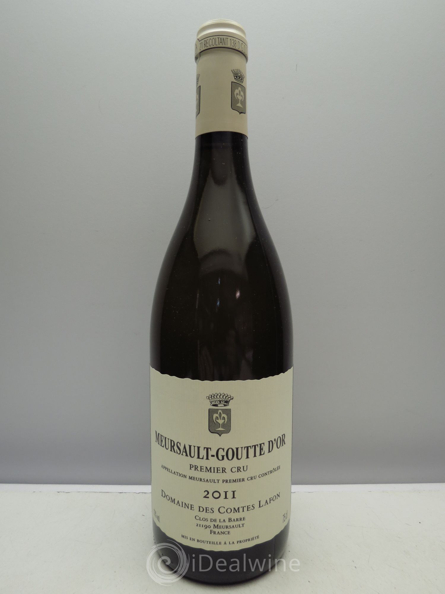 Meursault 1er Cru Goutte d'Or Comtes Lafon (Domaine des) 2011 - Lot de 1 bouteille - 0