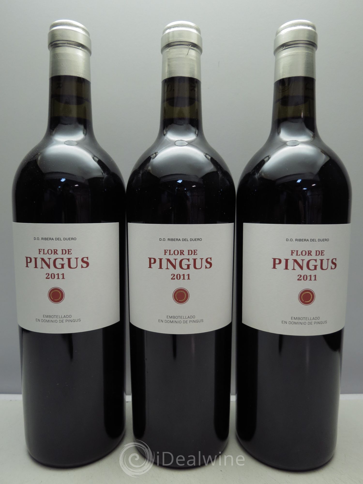 Ribera Del Duero Flor de Pingus Dominio de Pingus - Peter Sisseck 2011 - Lot de 3 bouteilles - 0