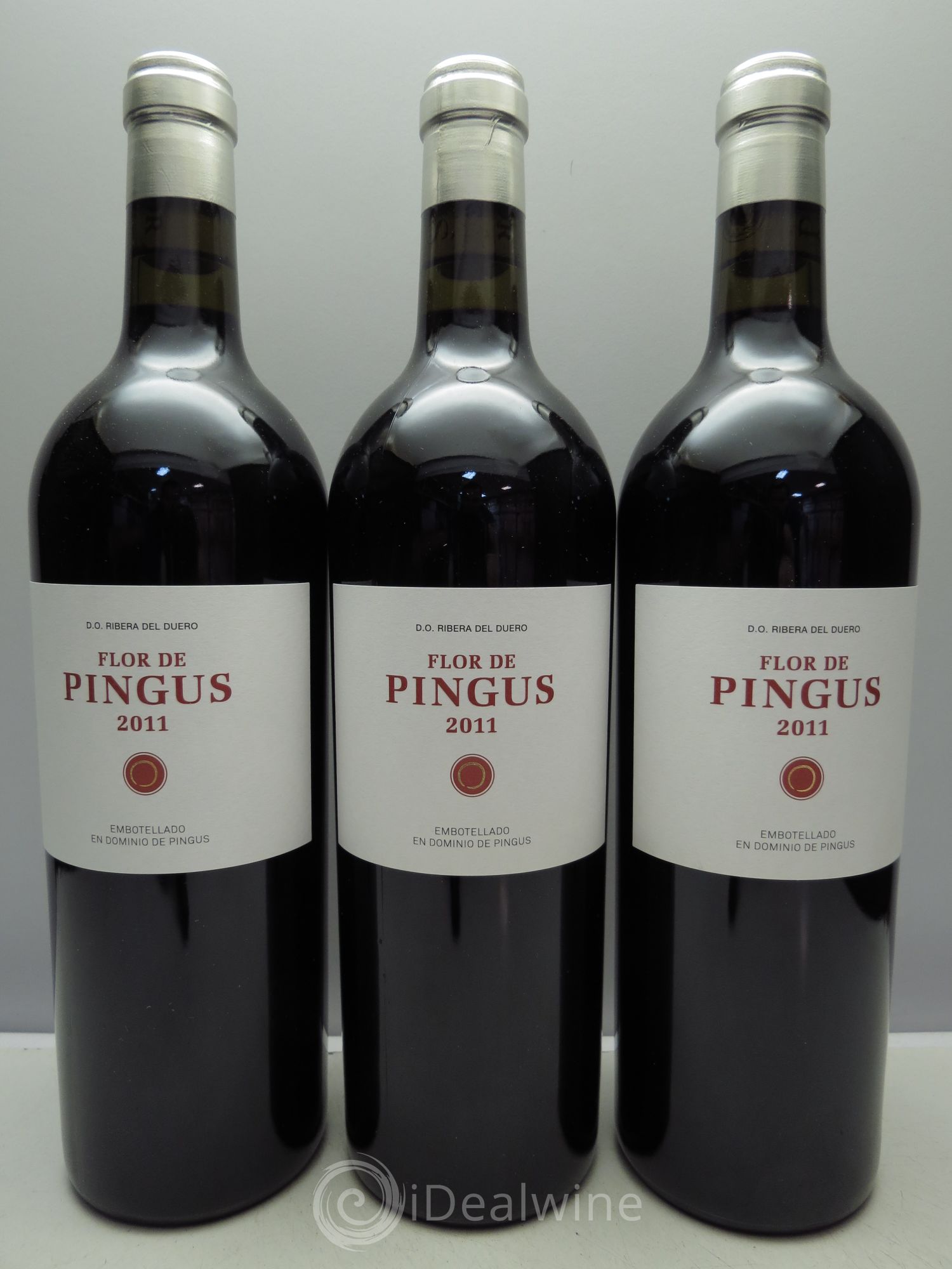 Ribera Del Duero Flor de Pingus Dominio de Pingus - Peter Sisseck 2011 - Lot de 3 bouteilles - 0