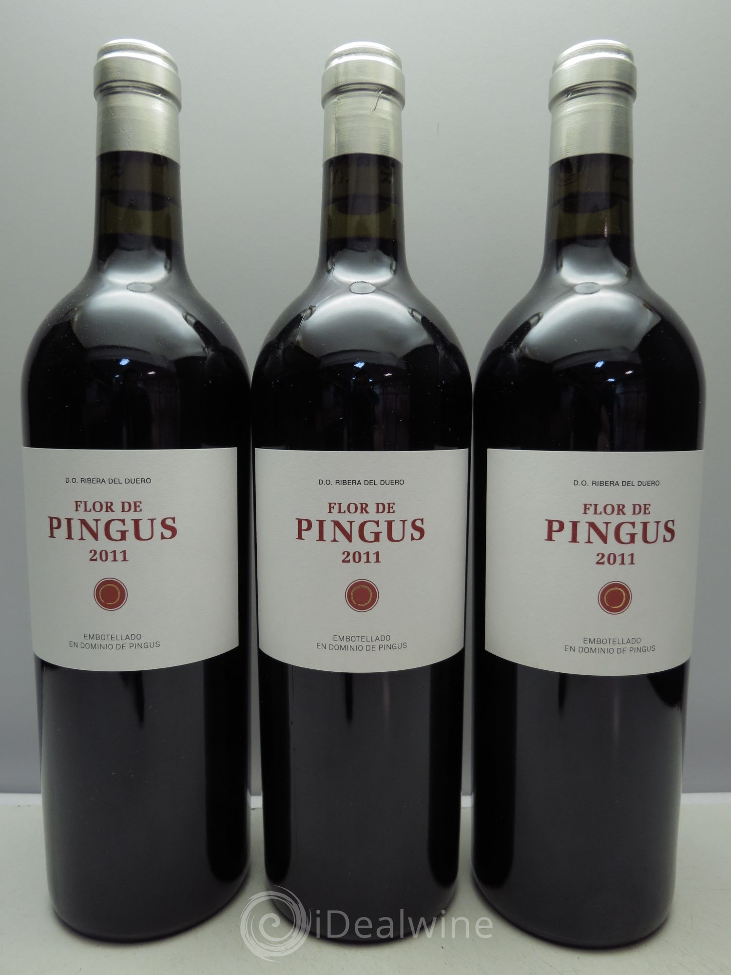 Ribera Del Duero Flor de Pingus Dominio de Pingus - Peter Sisseck 2011 - Lot de 3 bouteilles - 0