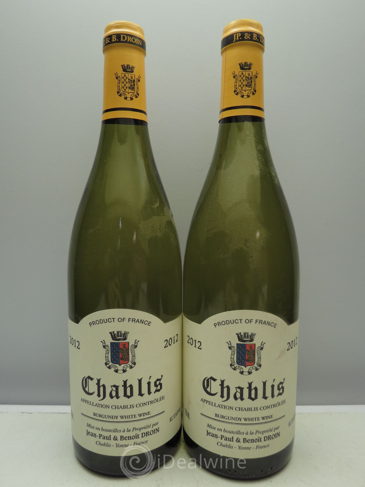 Chablis 2012 - Lot de 2 bouteilles - 0
