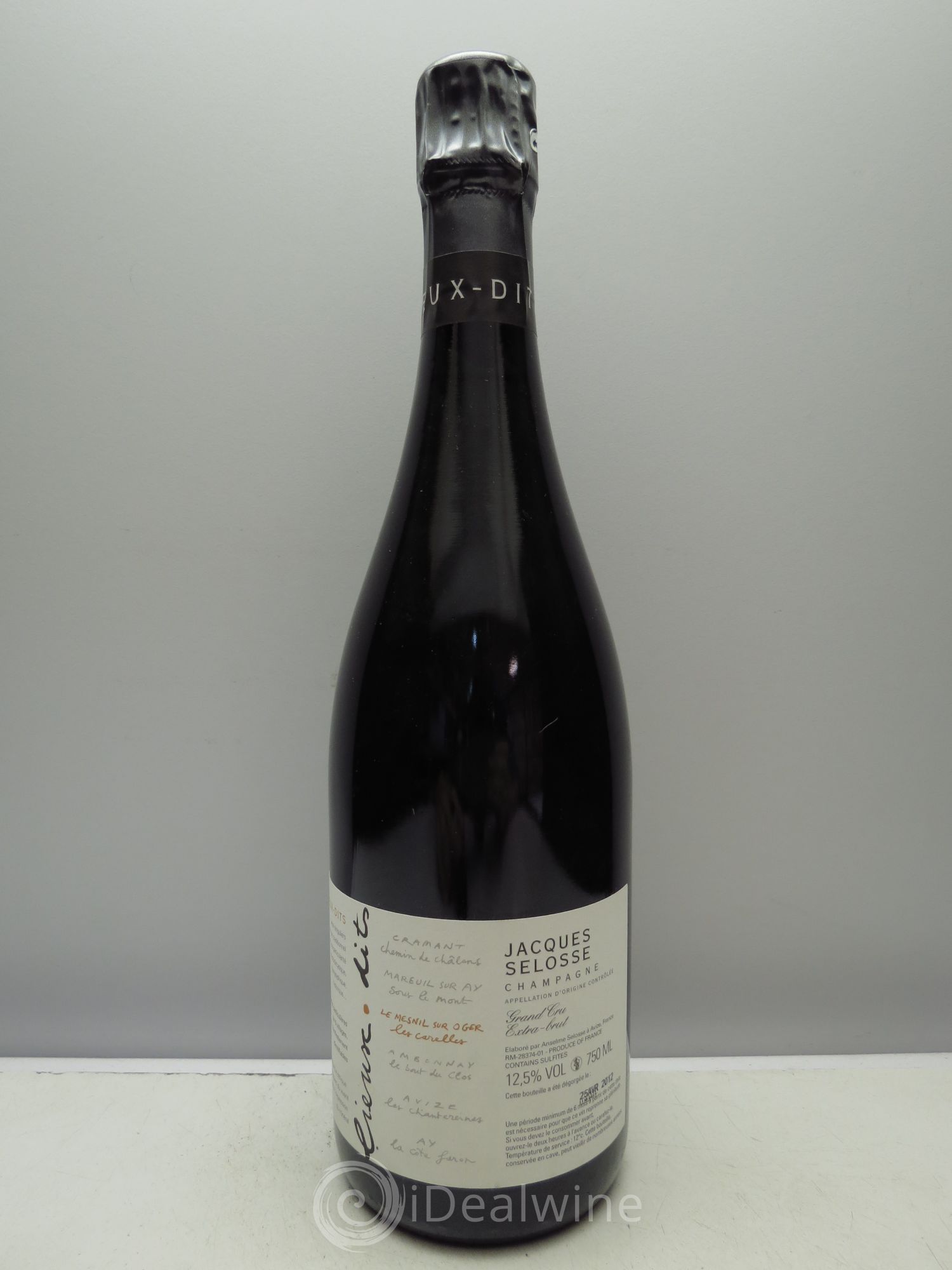 Champagne Les Carelles Extra Brut Jacques Selosse - Posten von 1 Flasche - 0