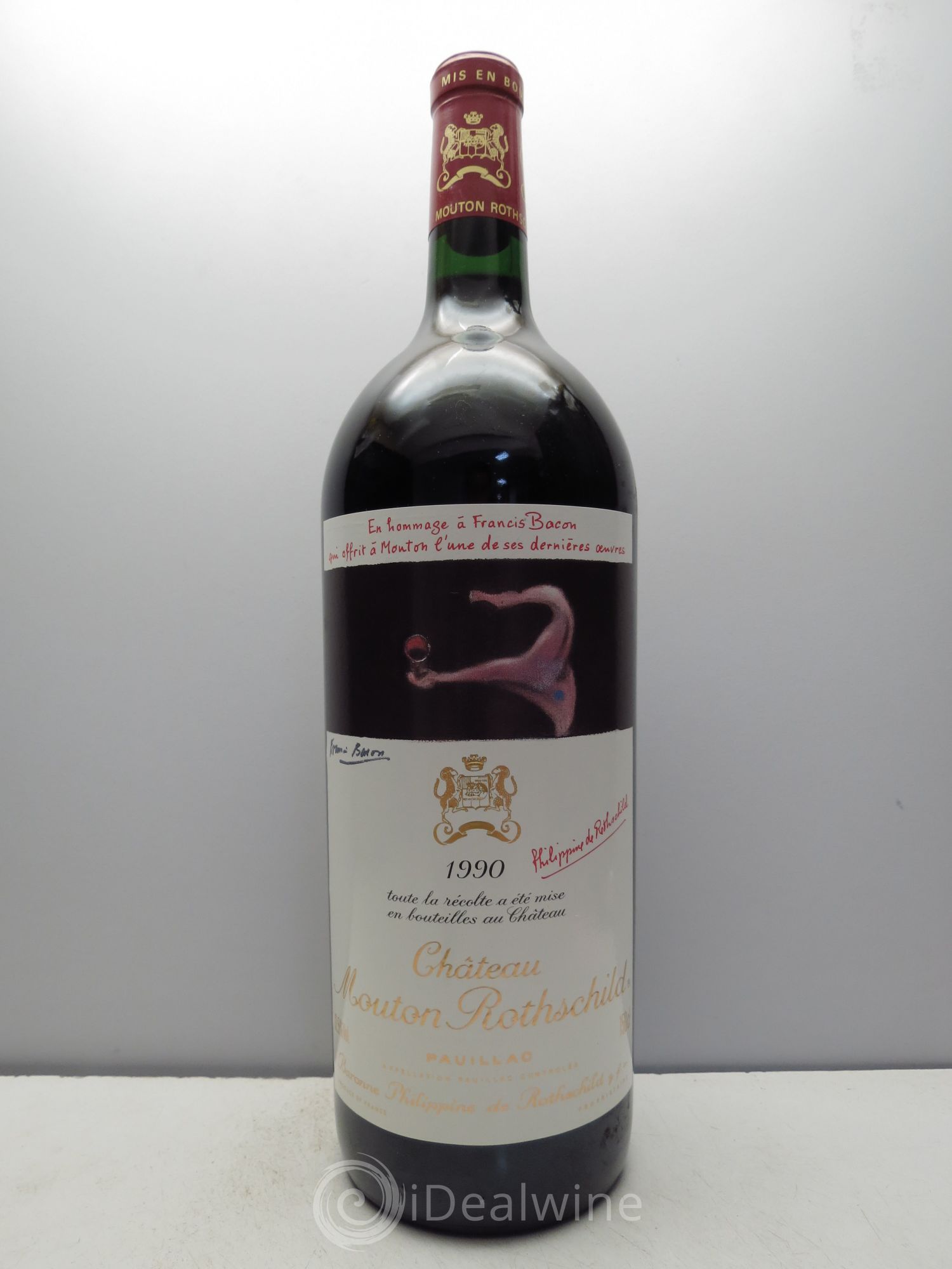 Château Mouton Rothschild 1er Grand Cru Classé 1990 - Lot de 1 magnum - 0