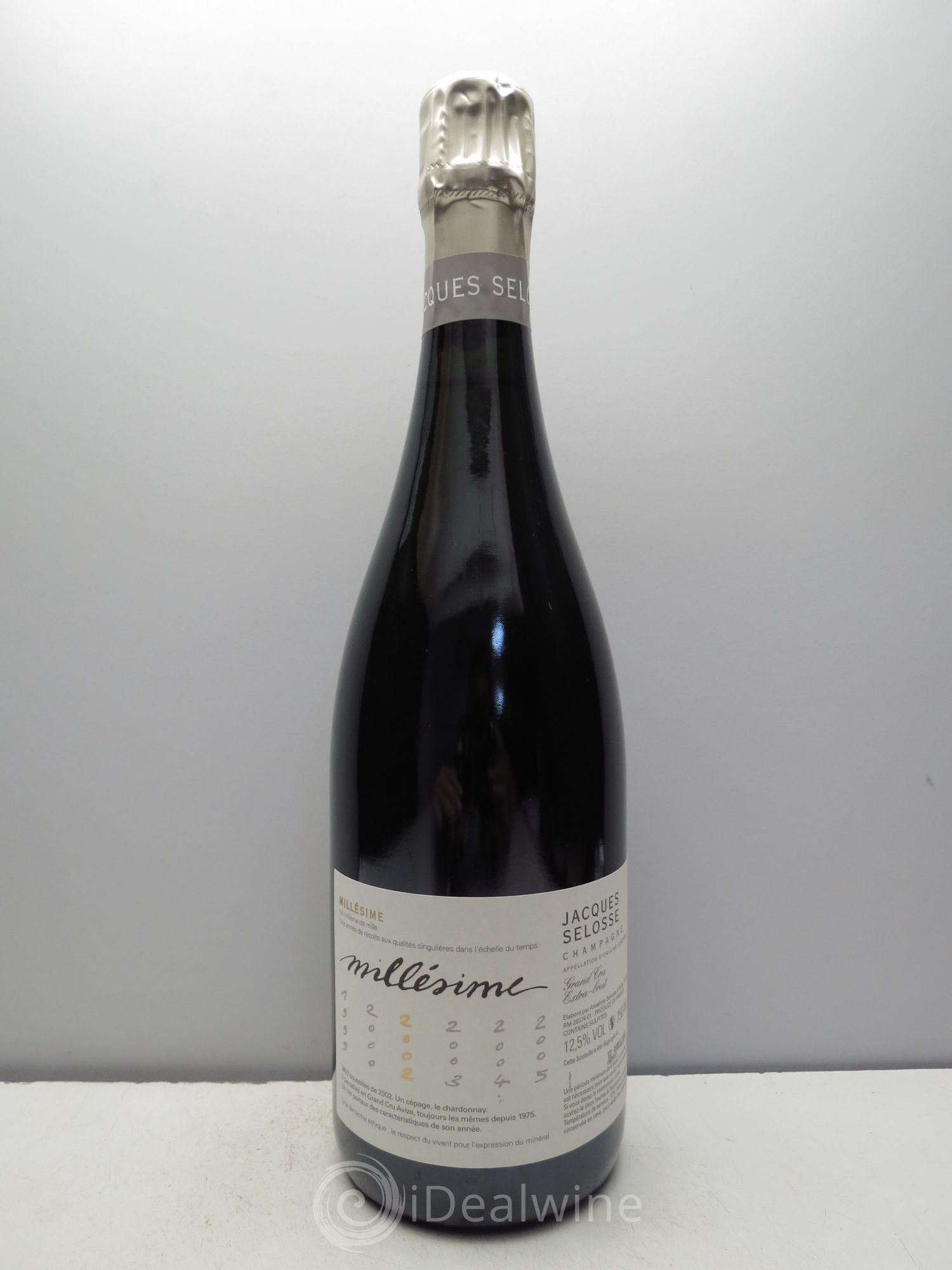 Blanc de Blancs Grand Cru Extra-Brut Jacques Selosse 2002 - Lot de 1 bouteille - 0