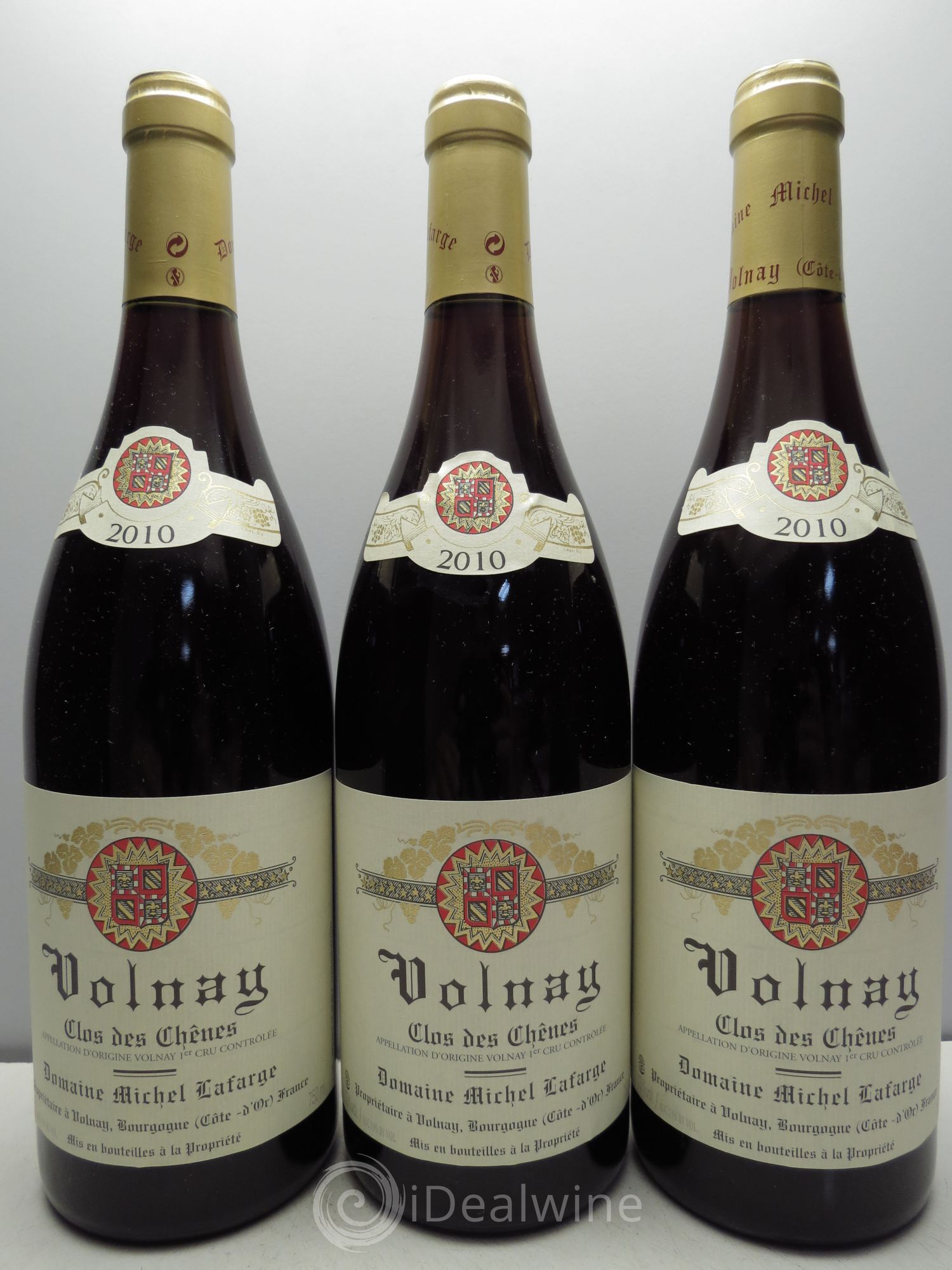 Volnay 1er Cru Clos des Chênes Lafarge (Domaine) 2010 - Lot de 3 bouteilles - 0