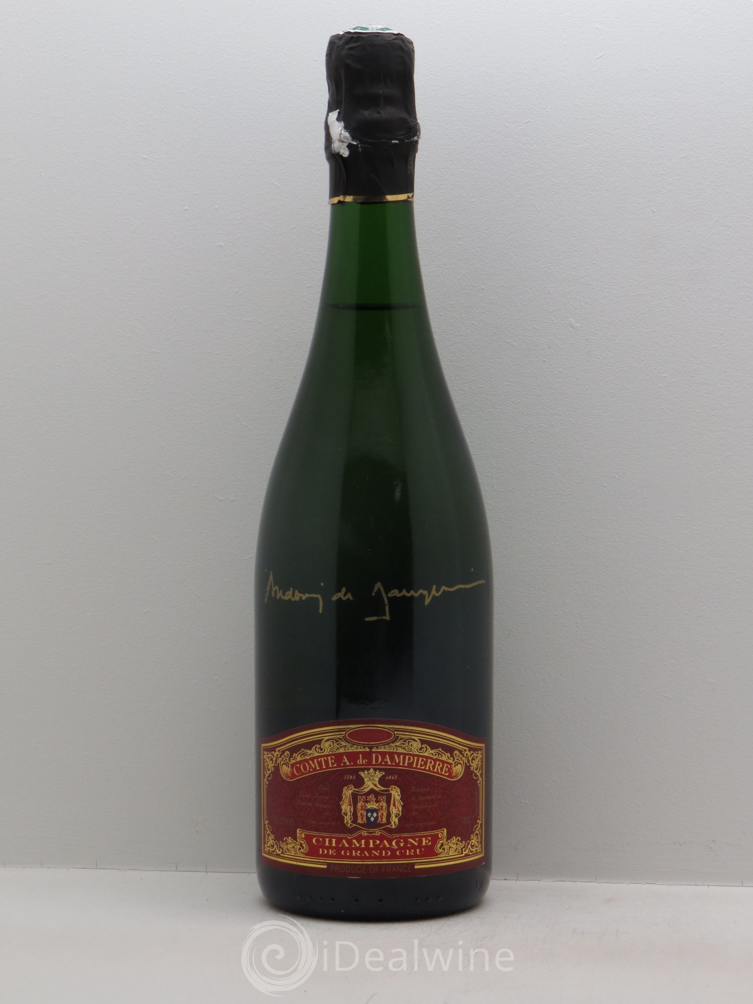 Champagne Grand Cru Millésimé Family Réserve Domaine Comte A.de Dampierre 2000 - Posten von 1 Flasche - 0