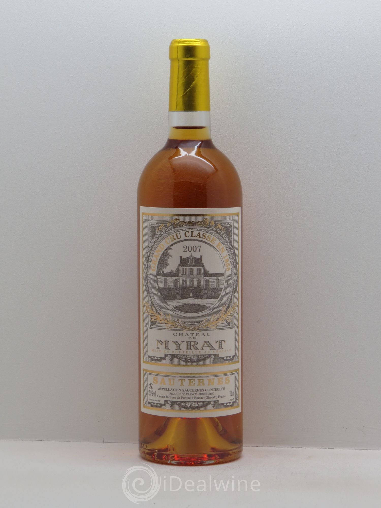 Château de Myrat 2ème Grand Cru Classé 2007 - Lotto di 1 bottiglia - 0