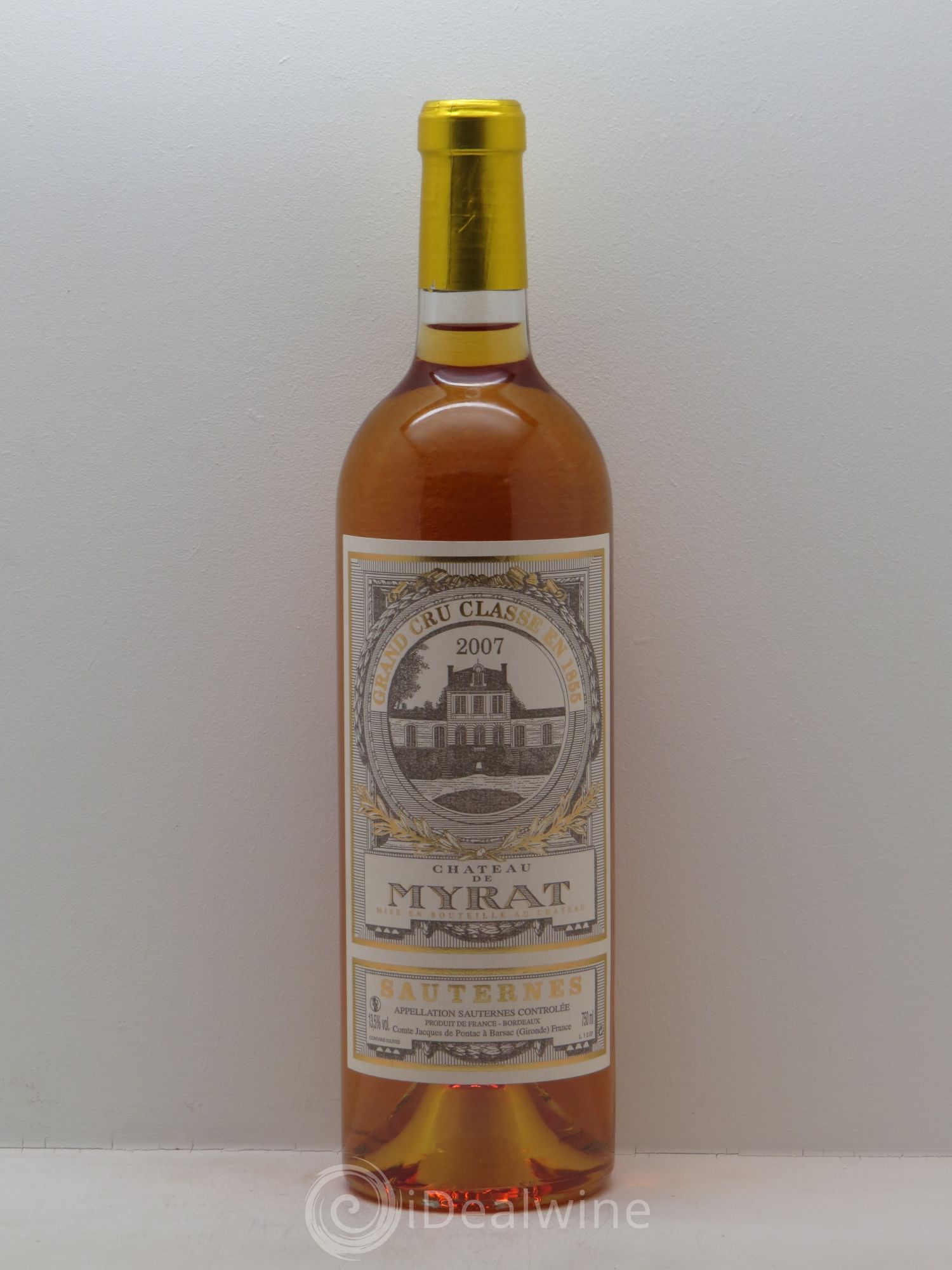 Château de Myrat 2ème Grand Cru Classé 2007 - Lotto di 1 bottiglia - 0