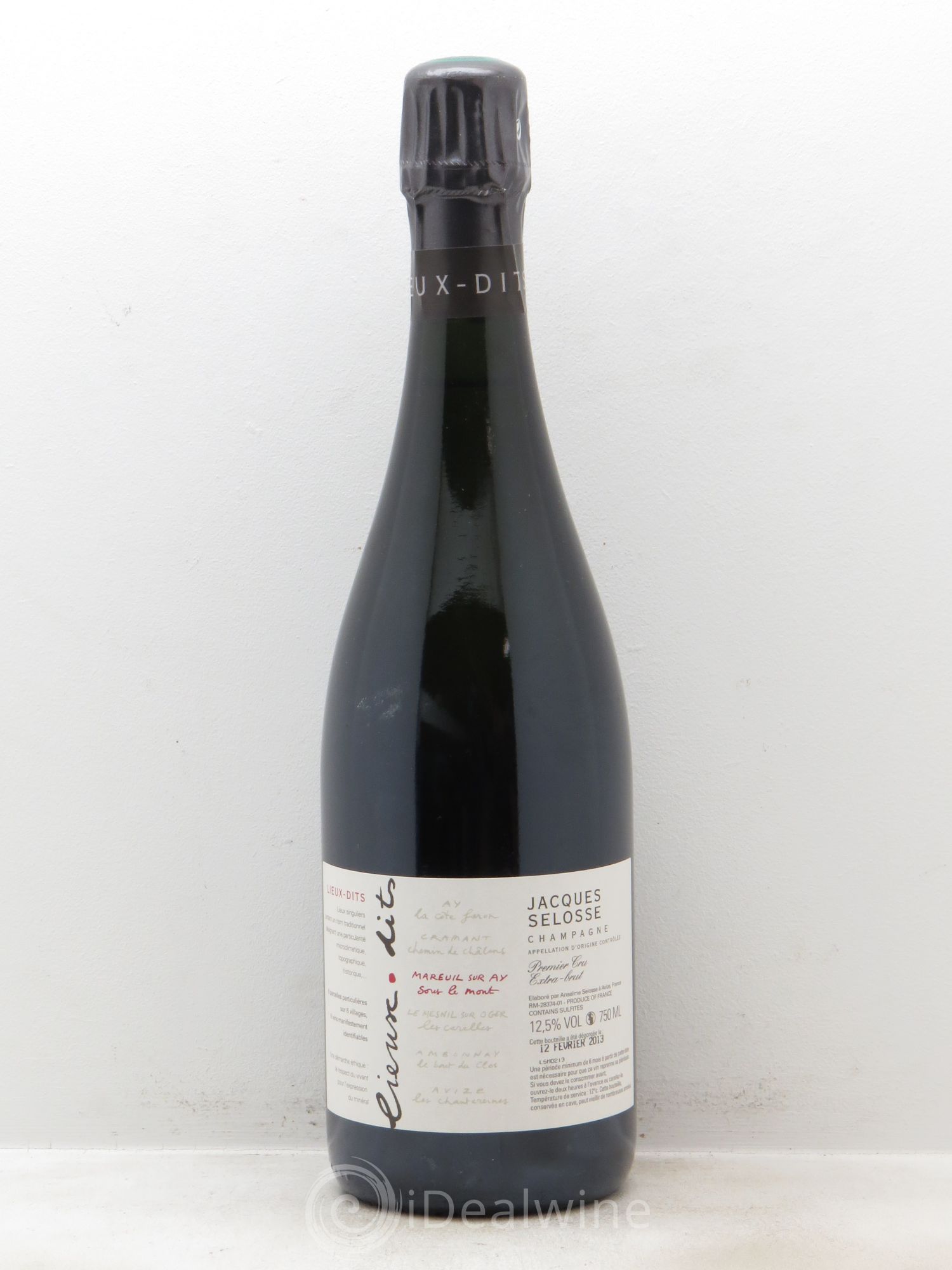 Champagne Sous le Mont Domaine Selosse - Posten von 1 Flasche - 0
