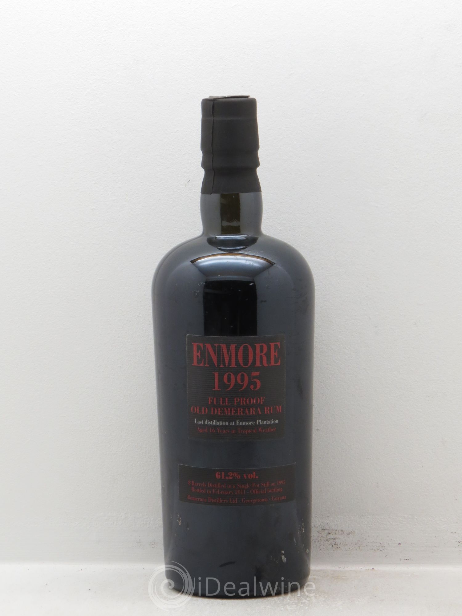Rhum Guyane Demerara Enmore Full Proof Old Demerara 61.2° (ambré) 70cl 1995 - Lotto di 1 bottiglia - 0