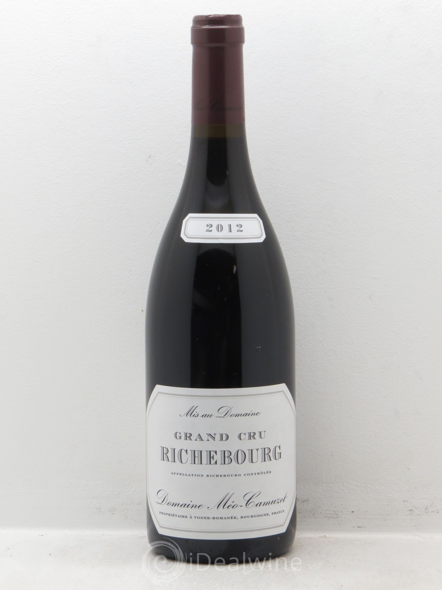 Richebourg Grand Cru Méo-Camuzet (Domaine) 2012 - Lot de 1 bouteille - 0