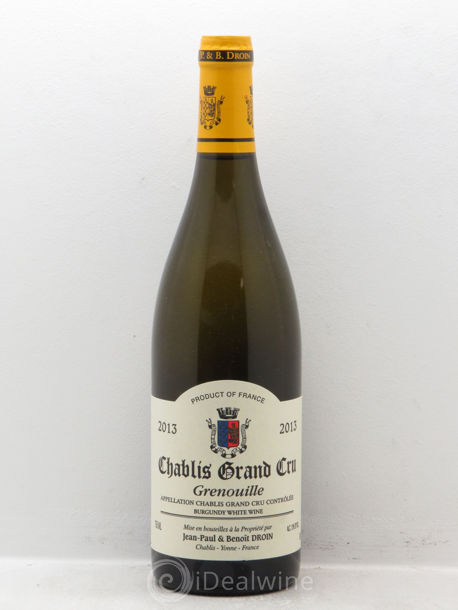 Chablis Grand Cru 2013 - Lot de 1 bouteille - 0