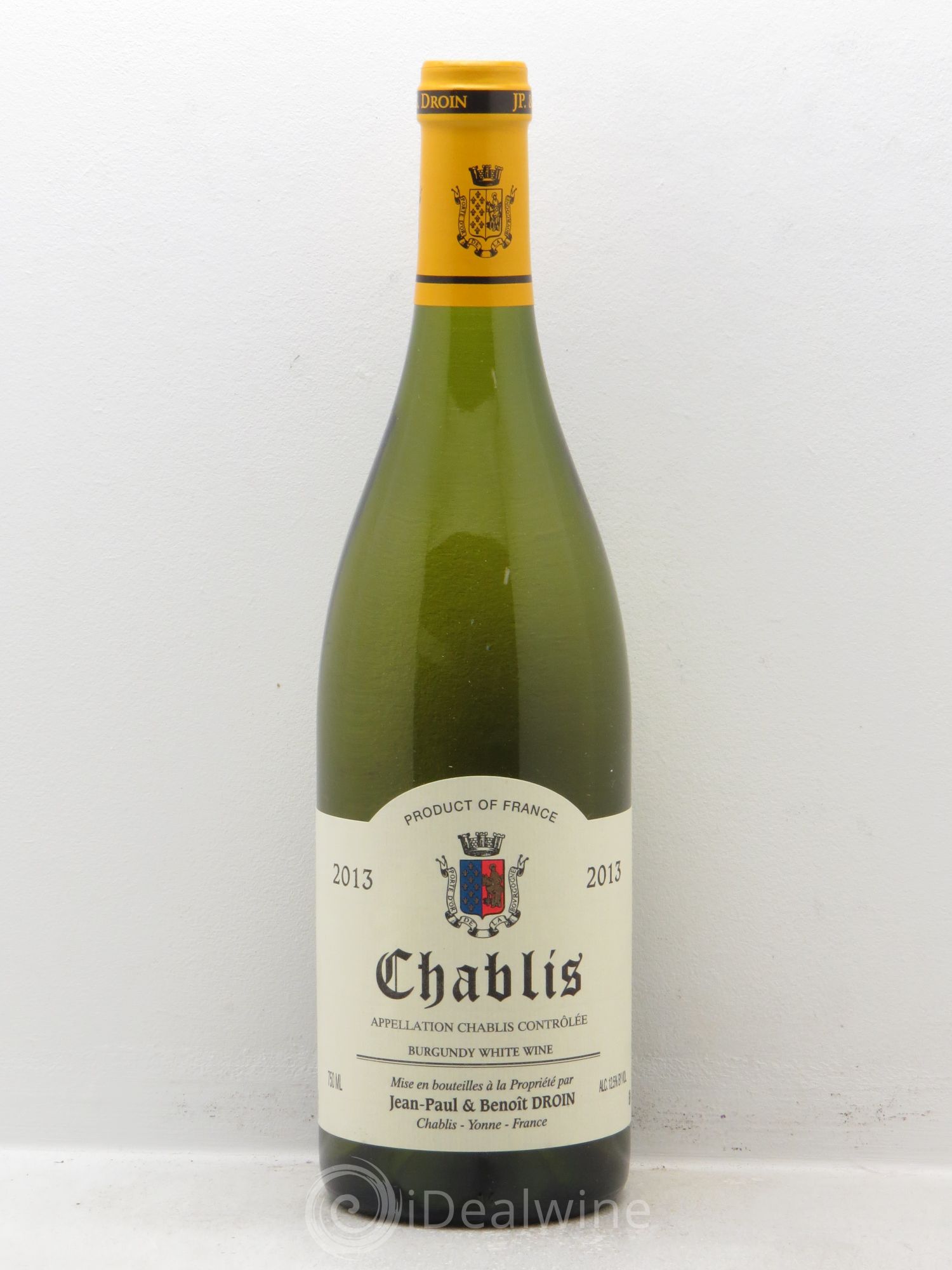 Chablis Jean-Paul & Benoît Droin (Domaine) 2013 - Lot de 1 bouteille - 0