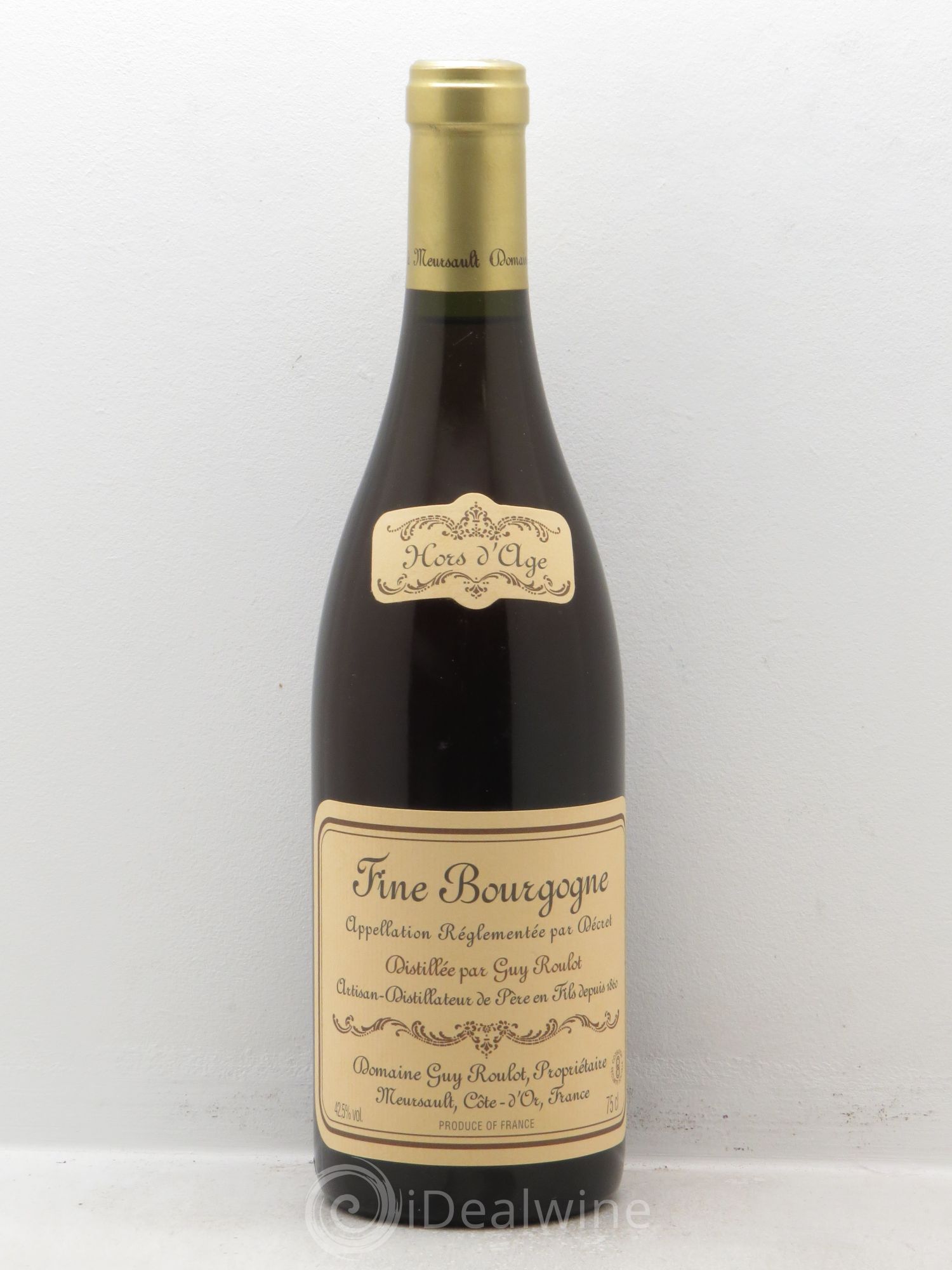 Alcools divers Fine Bourgogne Hors d'âge Domaine Roulot - Lotto di 1 bottiglia - 0