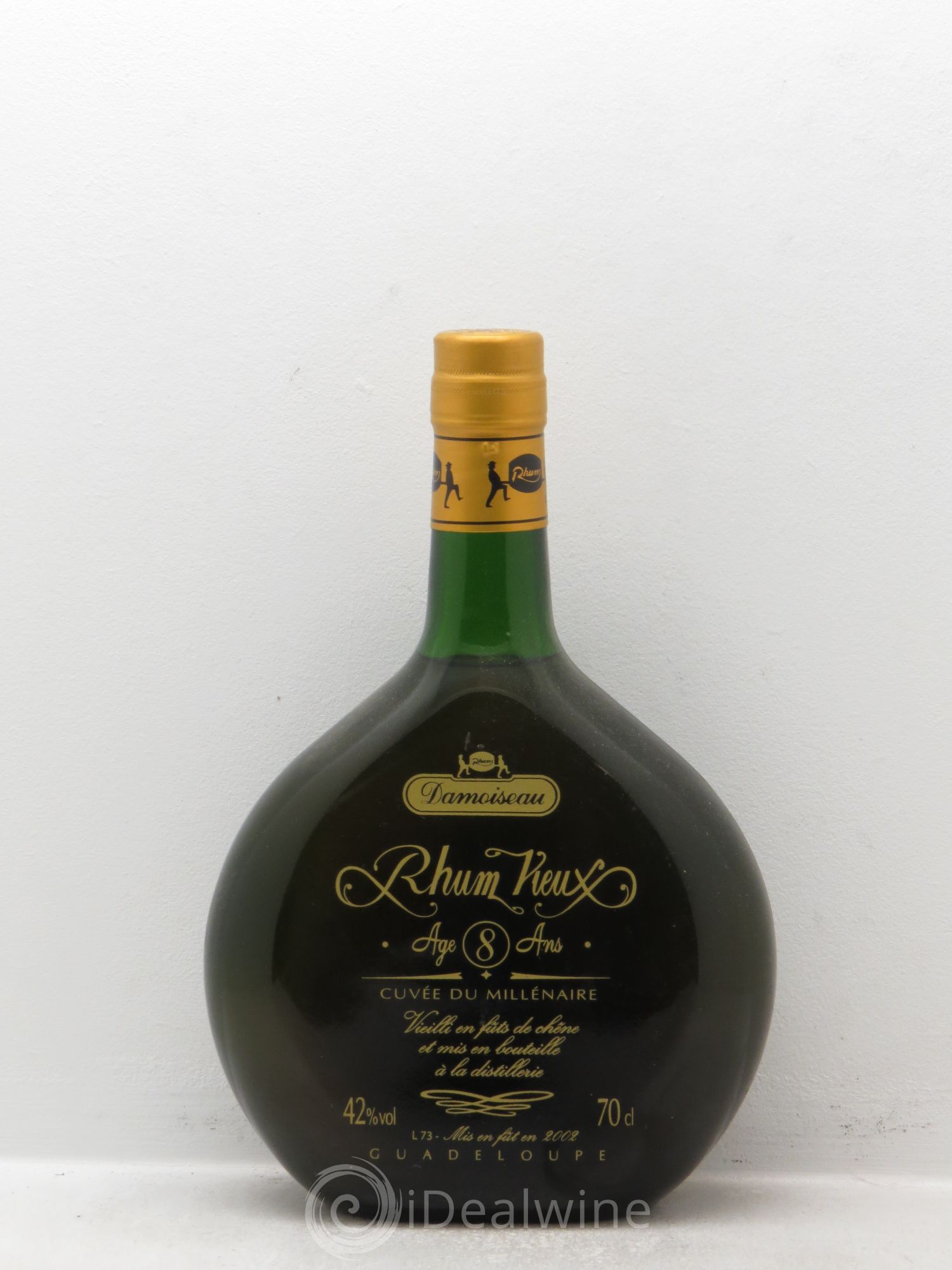 Rhum Ambré Guadeloupe Cuvée du Millénaire 8 ans 42° Damoiseau (70cl) - Lotto di 1 bottiglia - 0