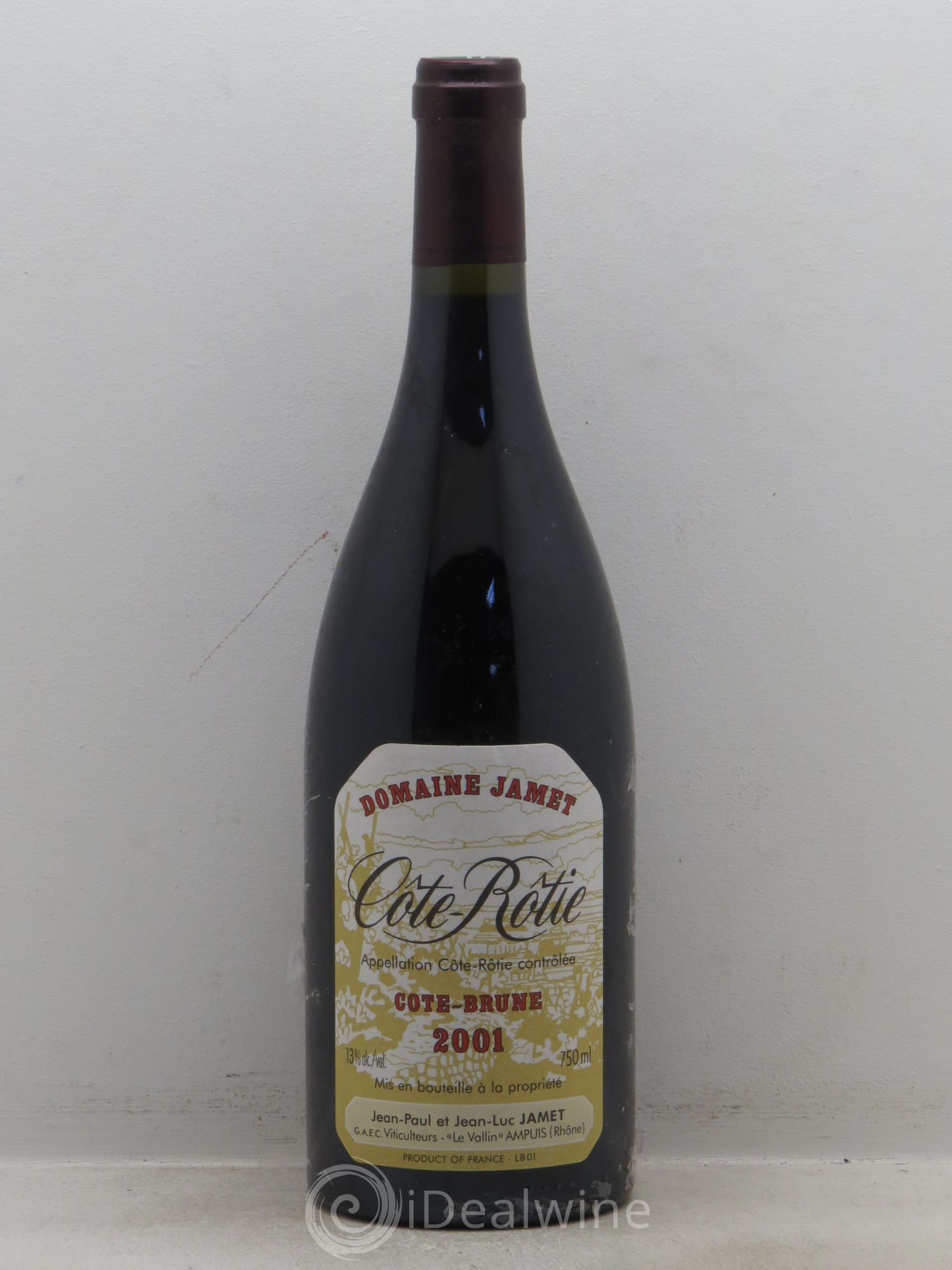 Côte-Rôtie Côte Brune Jamet (Domaine) 2001 - Lot de 1 bouteille - 0