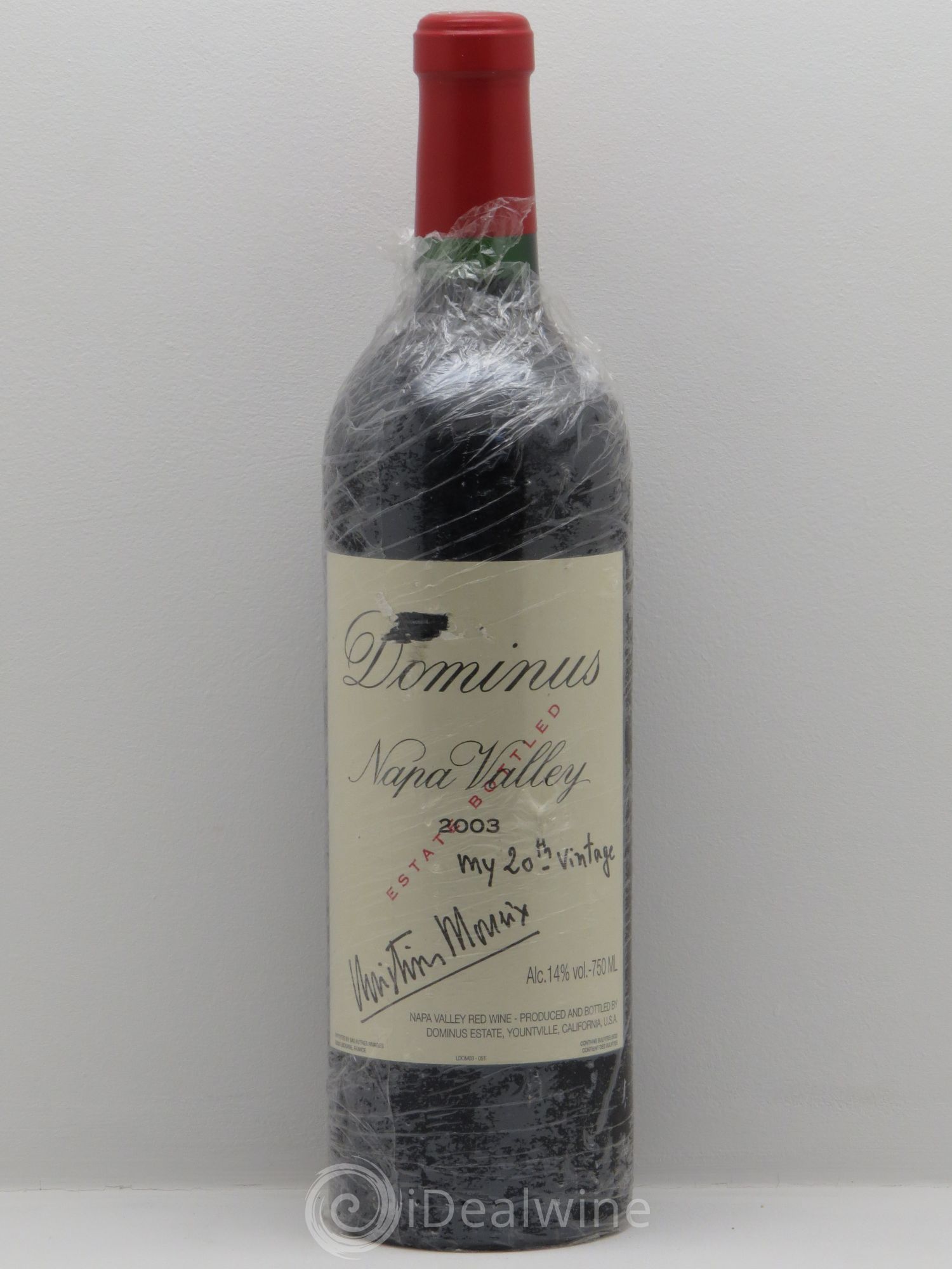 Napa Valley Dominus Christian Moueix 2003 - Lot de 1 bouteille - 0