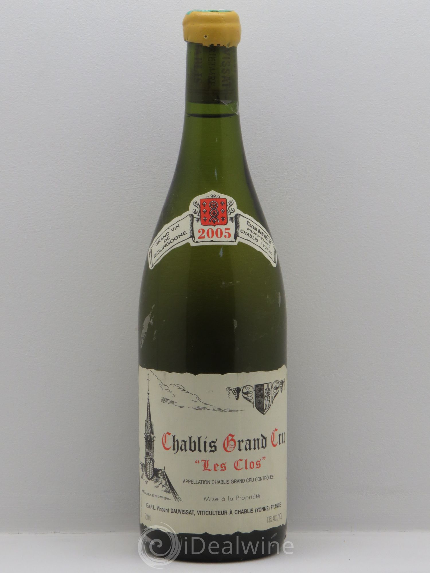 Chablis Grand Cru Les Clos Vincent Dauvissat (Domaine) 2005 - Lot de 1 bouteille - 0