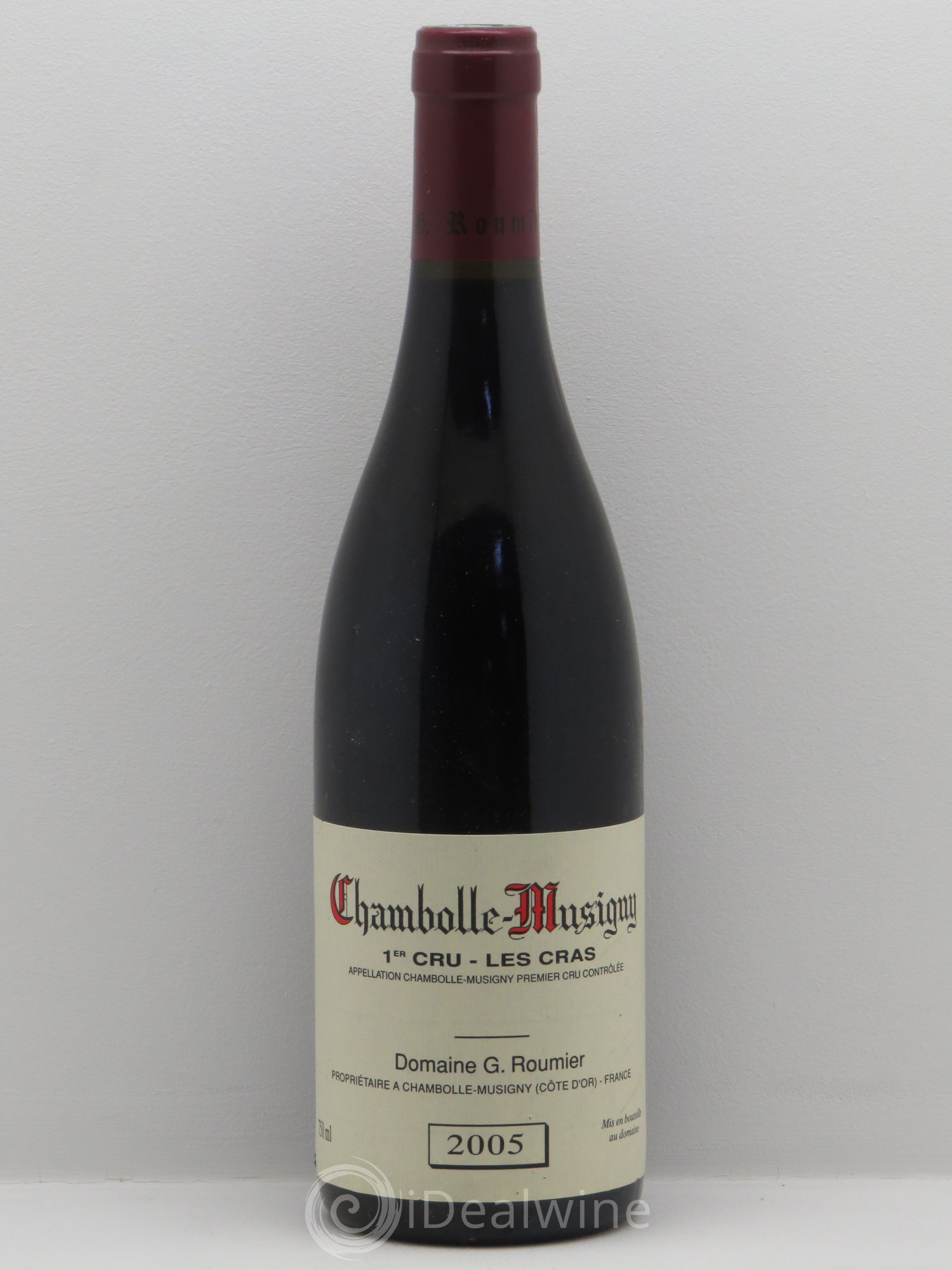 Chambolle-Musigny 1er Cru Les Cras Georges Roumier (Domaine) 2005 - Lot de 1 bouteille - 0