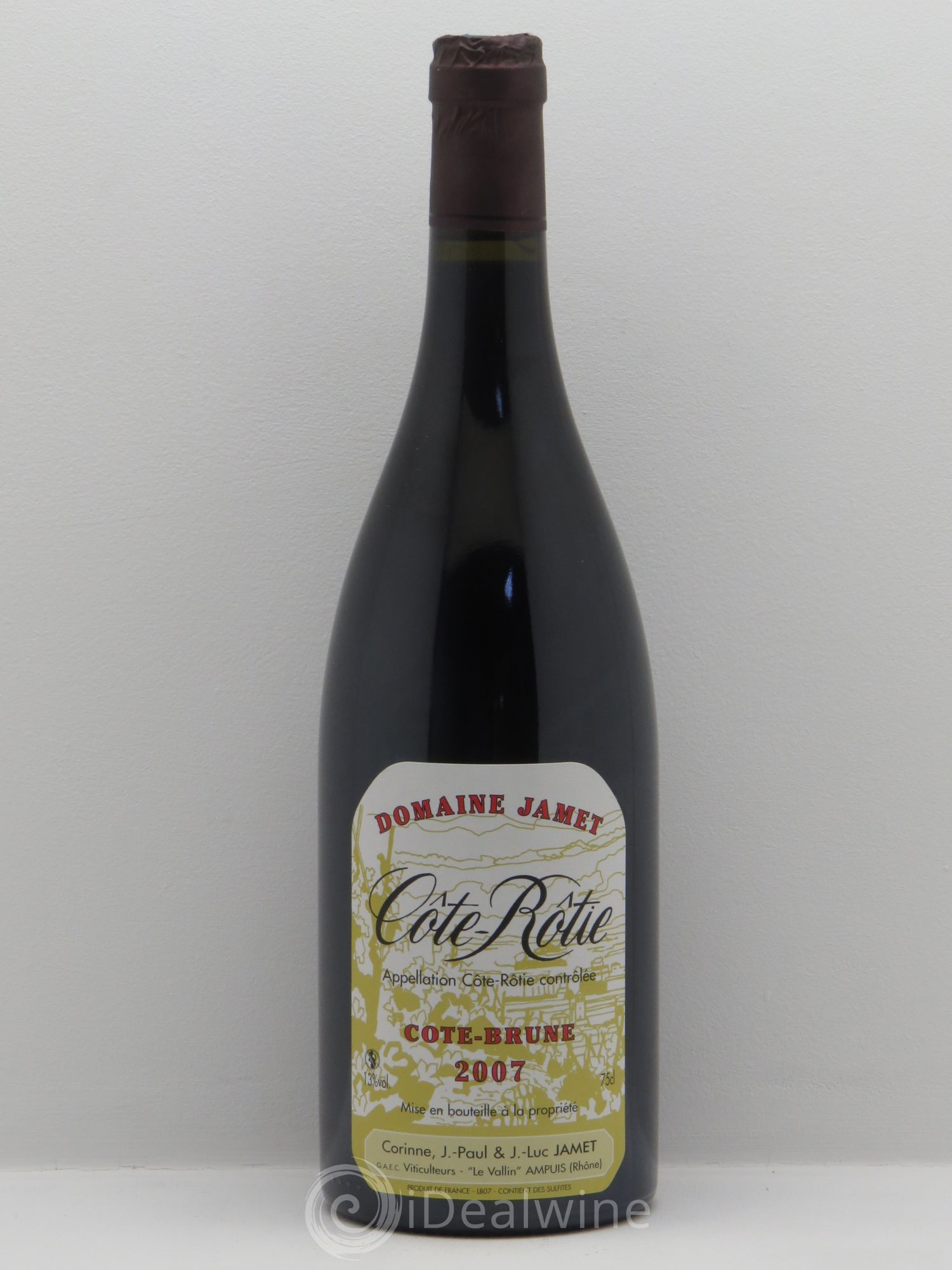 Côte-Rôtie Côte Brune Jamet (Domaine) 2007 - Lot de 1 bouteille - 0