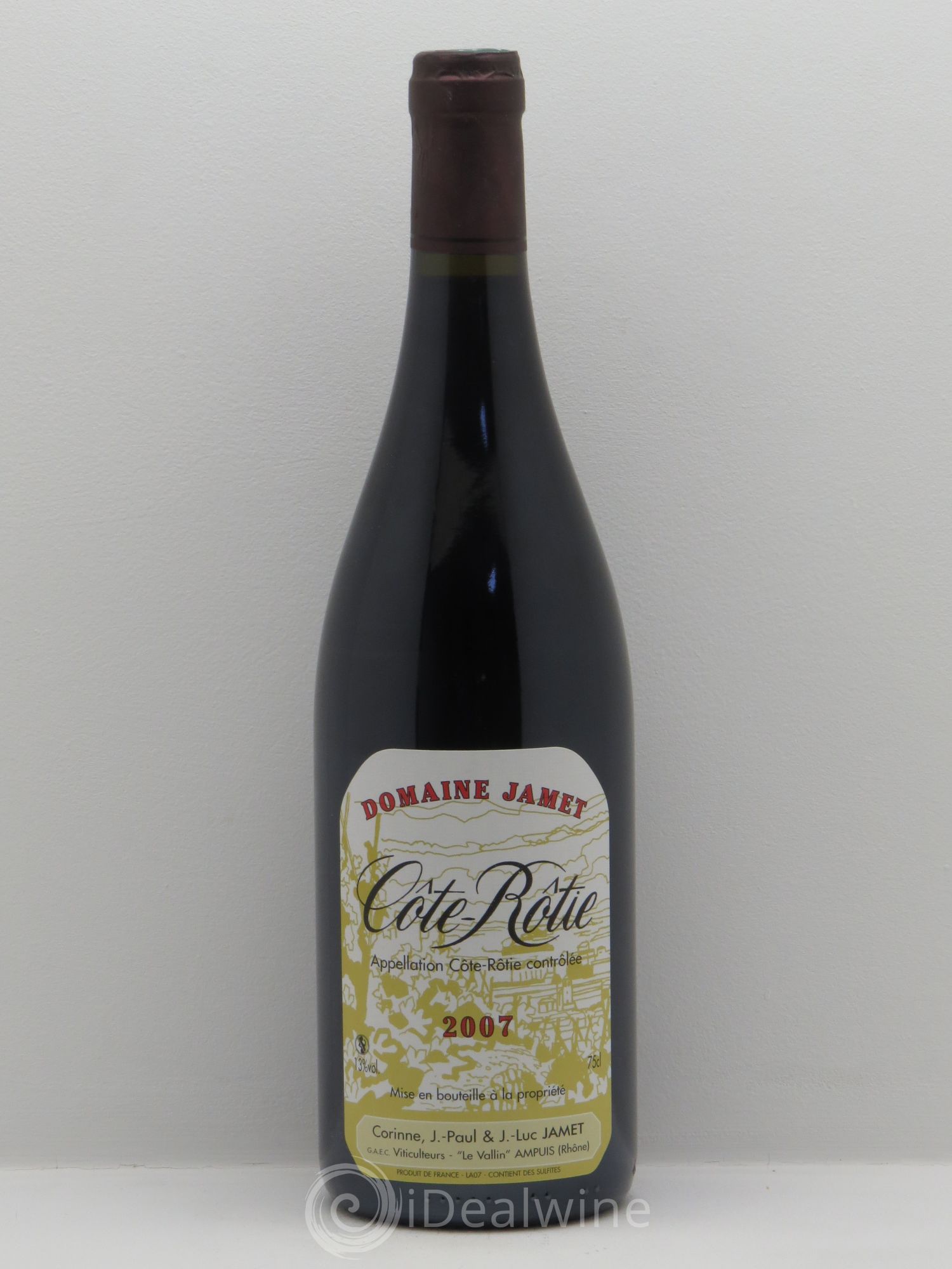 Côte-Rôtie Jamet (Domaine) 2007 - Lot de 1 bouteille - 0