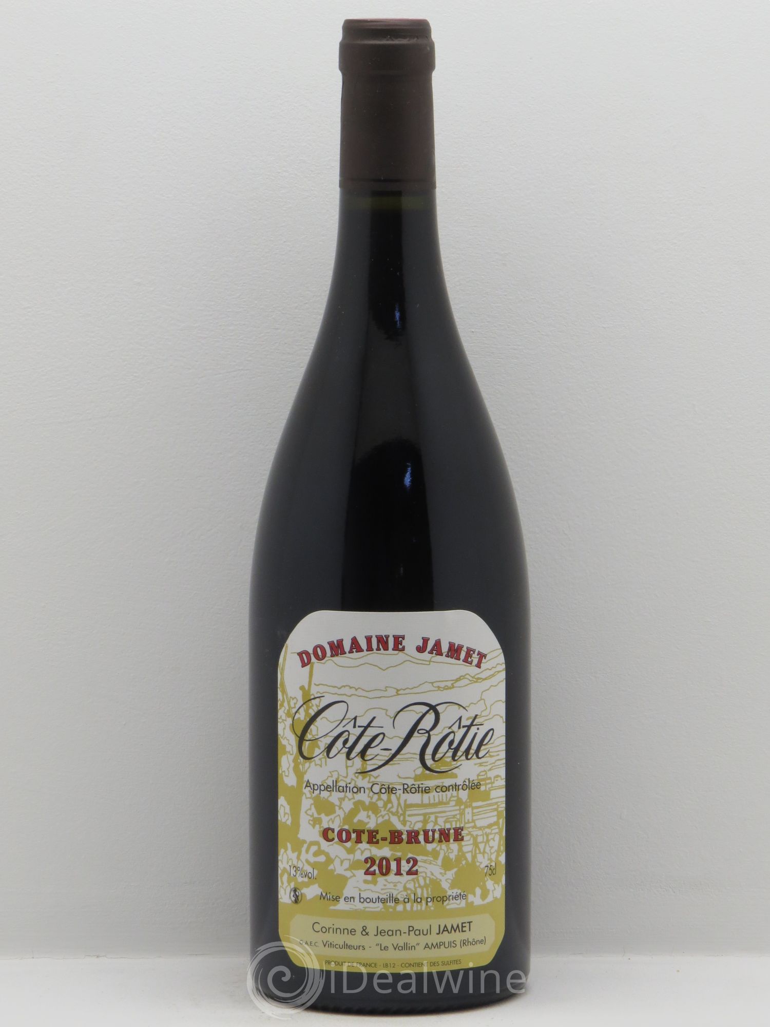 Côte-Rôtie Côte Brune Jamet (Domaine) 2012 - Lot de 1 bouteille - 0