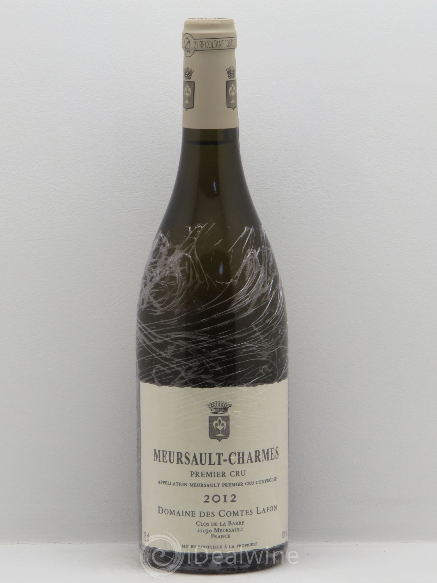 Meursault 1er Cru Charmes Comtes Lafon (Domaine des) 2012 - Lot de 1 bouteille - 0