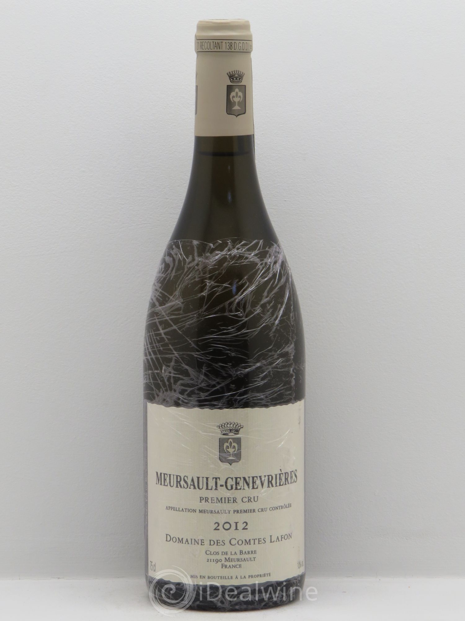 Meursault 1er Cru Genevrières Comtes Lafon (Domaine des) 2012 - Lot de 1 bouteille - 0