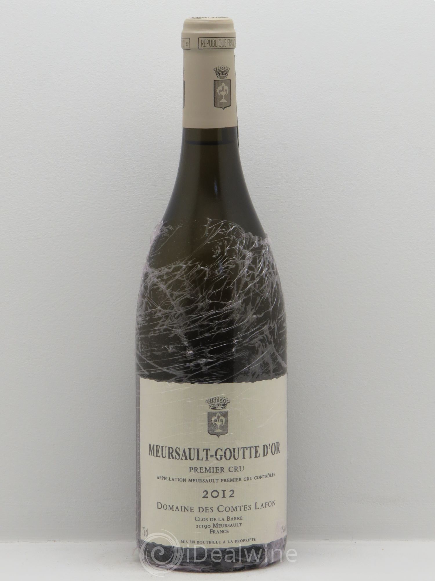 Meursault 1er Cru Goutte d'Or Comtes Lafon (Domaine des) 2012 - Lot de 1 bouteille - 0